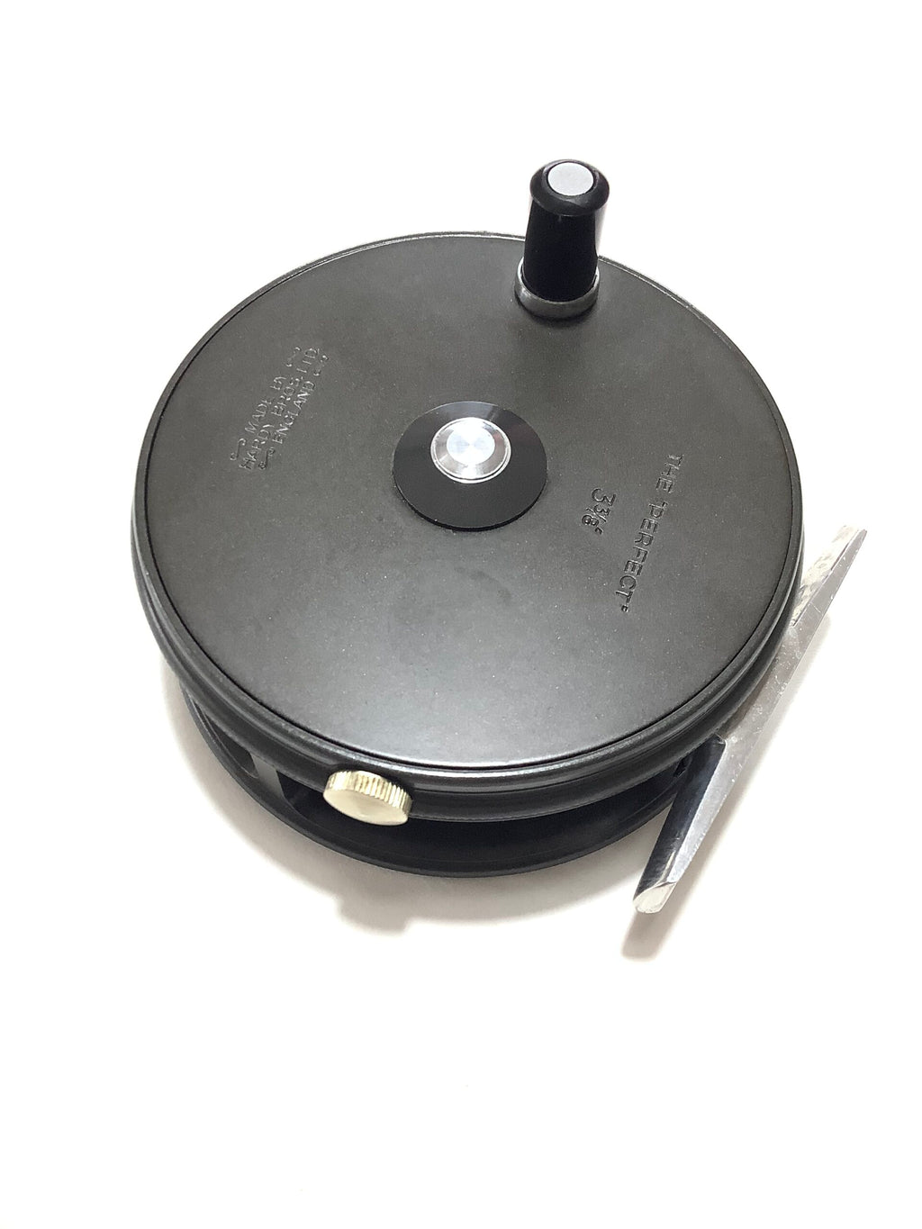 Rare LEFT HAND Hardy Bros Perfect 33/8” Fly Reel