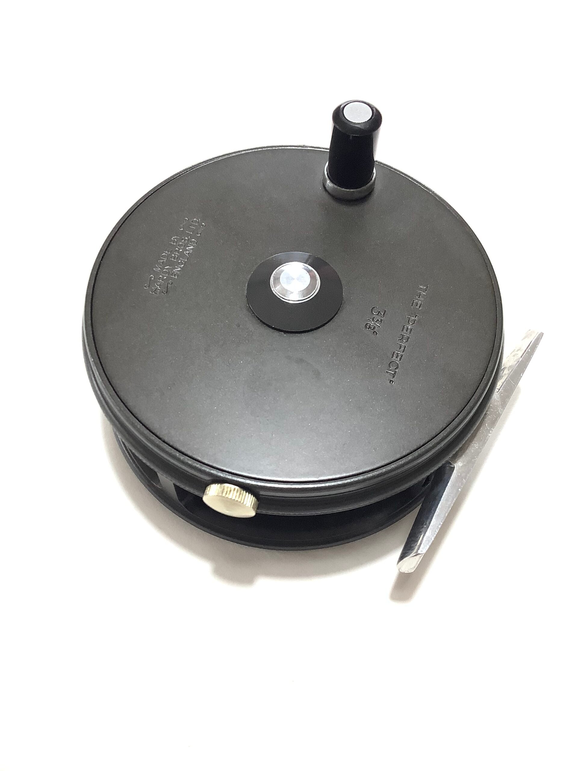 Rare LEFT HAND Hardy Bros Perfect 33/8” Fly Reel