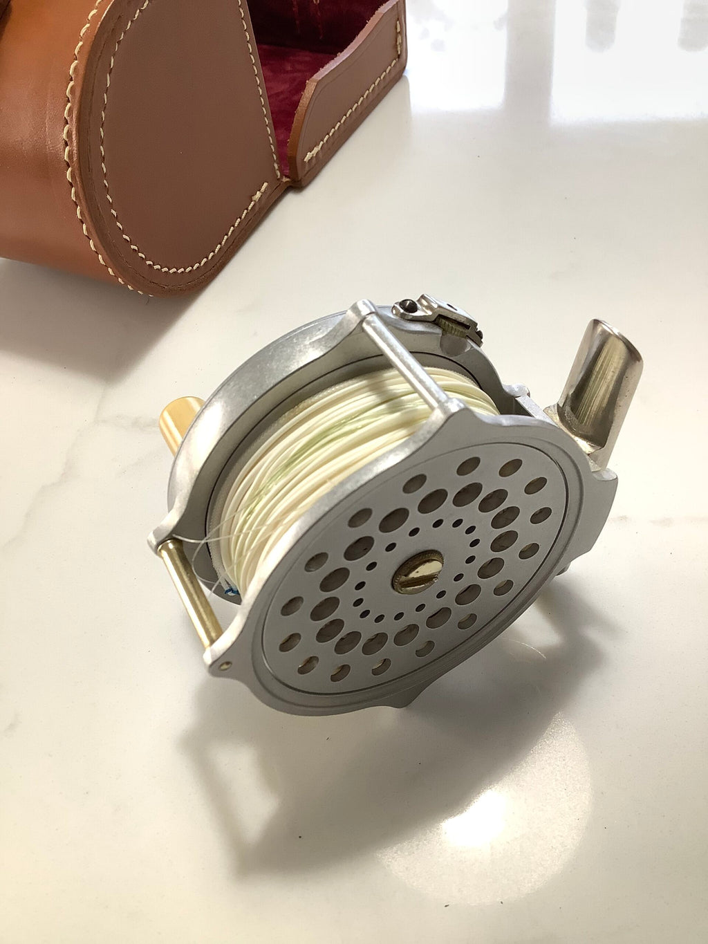 HARDY Bougle 2 1/2” Fly Reel  with New #5 Floating line