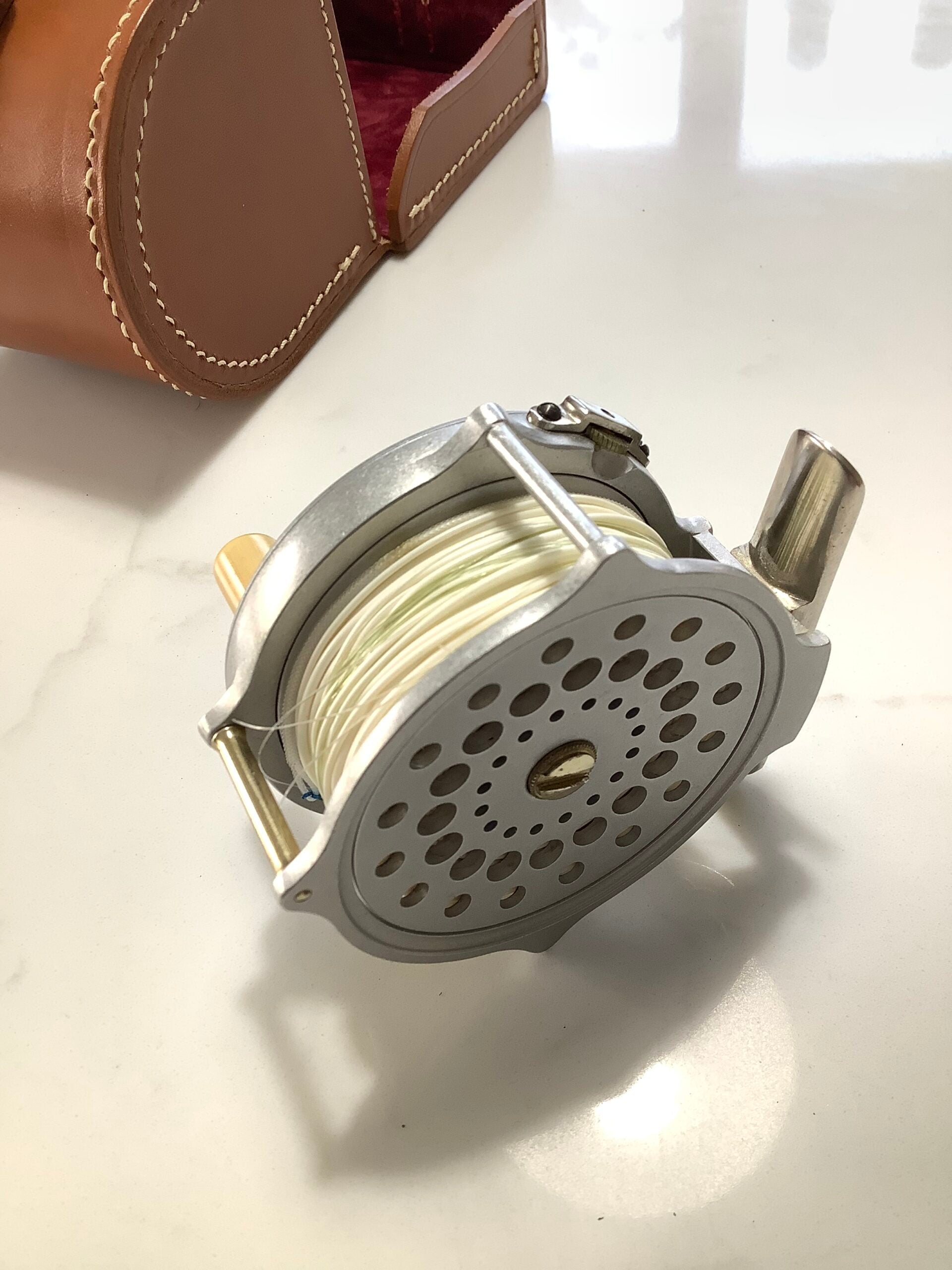 HARDY Bougle 2 1/2” Fly Reel  with New #5 Floating line