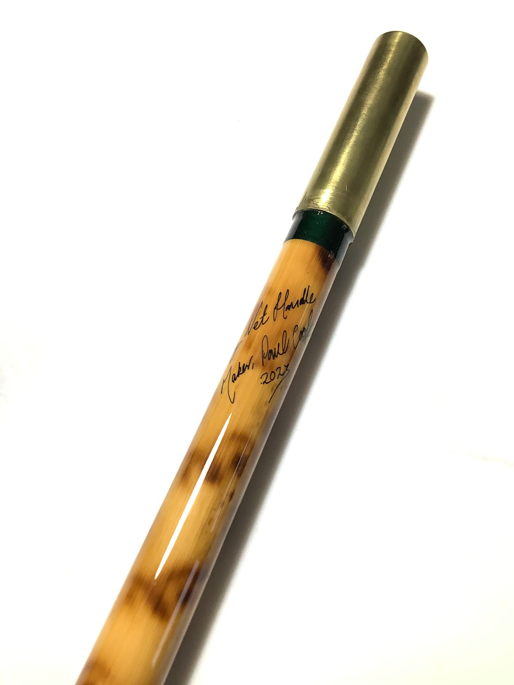 2023 Artisan Angling 5ft Flamed Tonkin Cane Net Pole by PAUL COOK