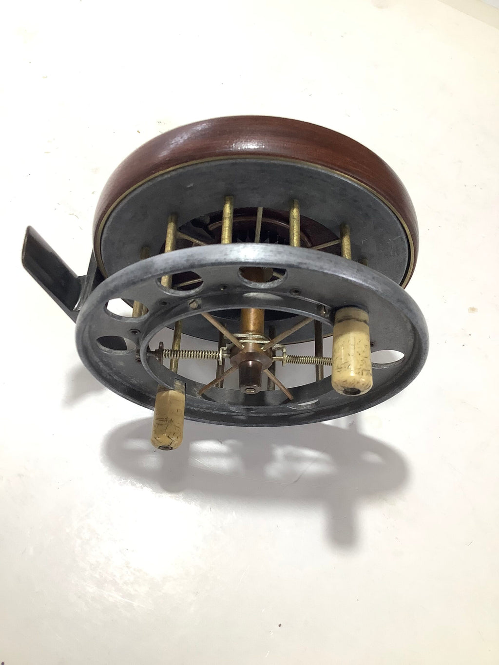 Very Scarce Antique ALLCOCK “ Improved Coxon Aerial “ Centrepin