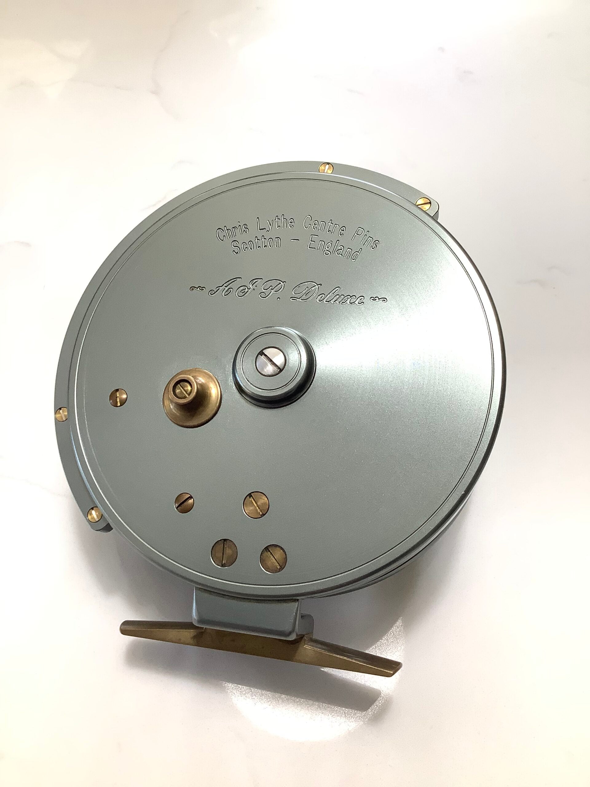 Rare CHRIS LYTHE “ AJP DELUXE “ Centrepin with Line Guide