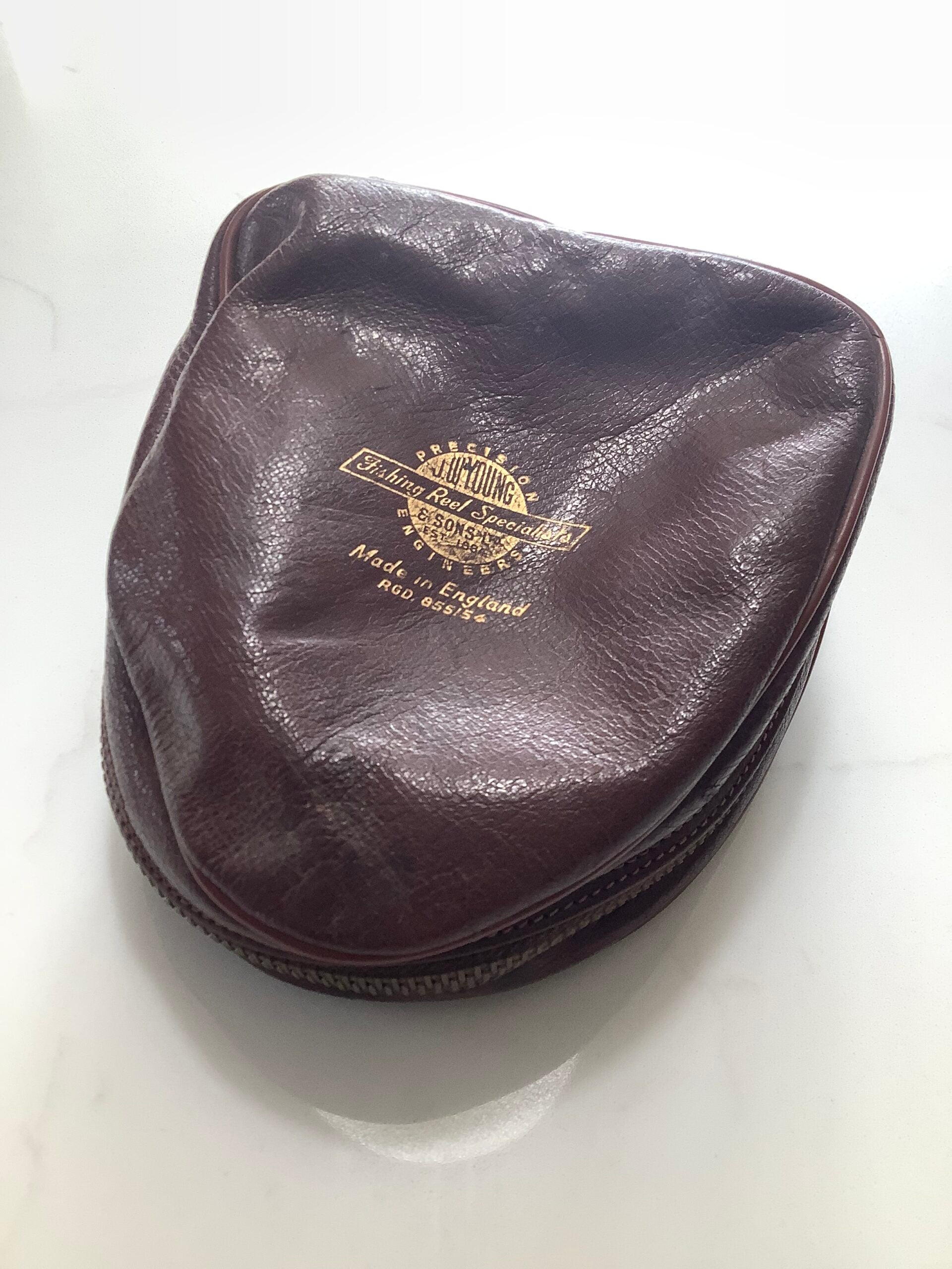 Vintage Leather J.W YOUNGS Reel Case