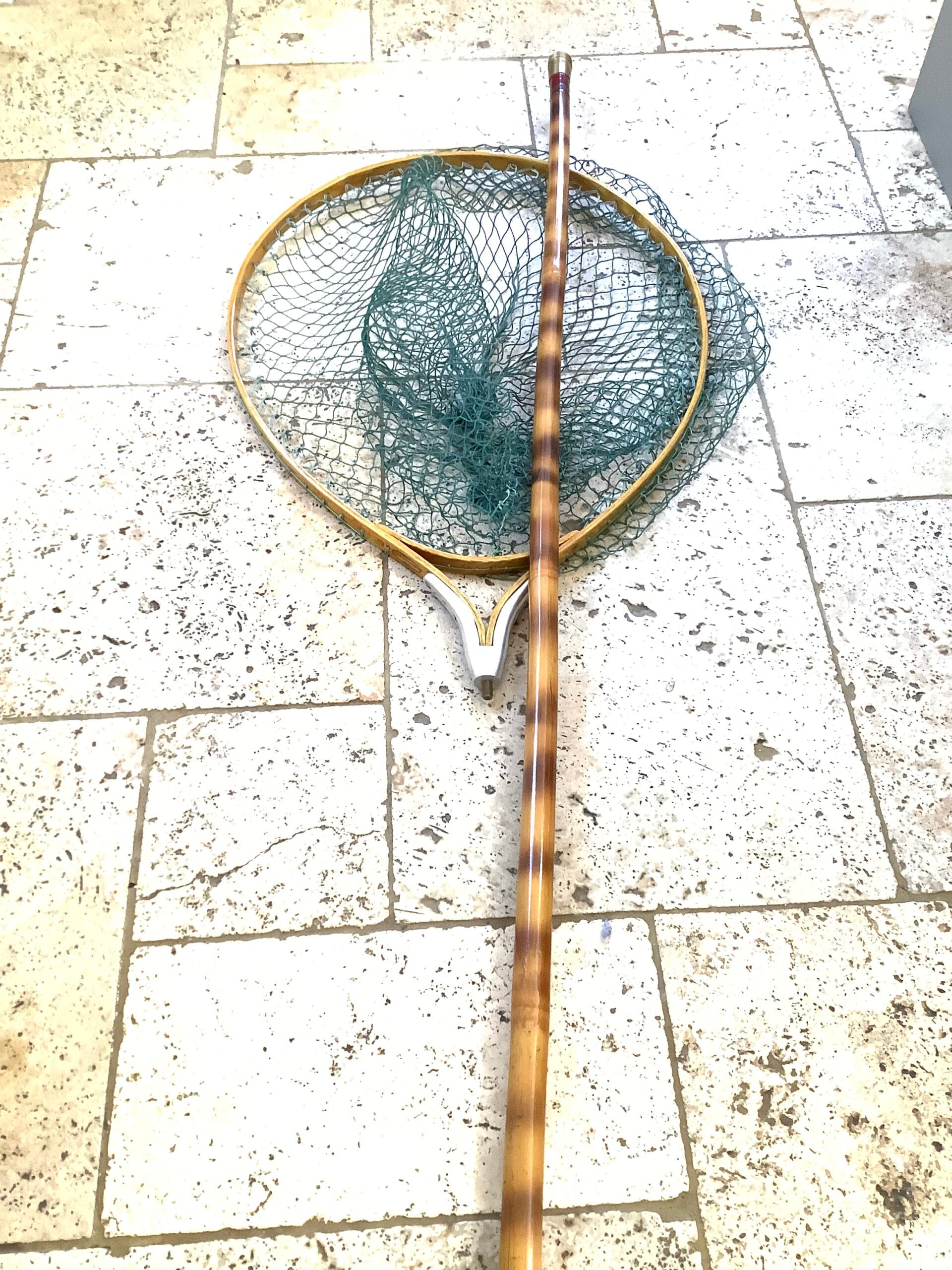 Rare JIMSON WATERMAN of Romsey Large Traditional Landing Net