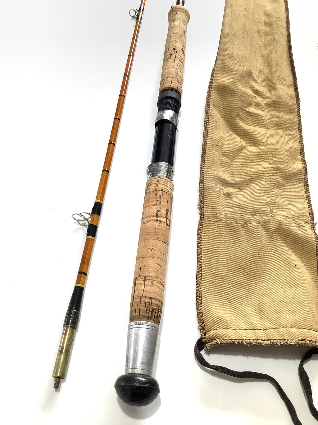 RARE CHUBBS OF EDGWARE BUILT CANE “ WIZARD “ STALKING ROD
