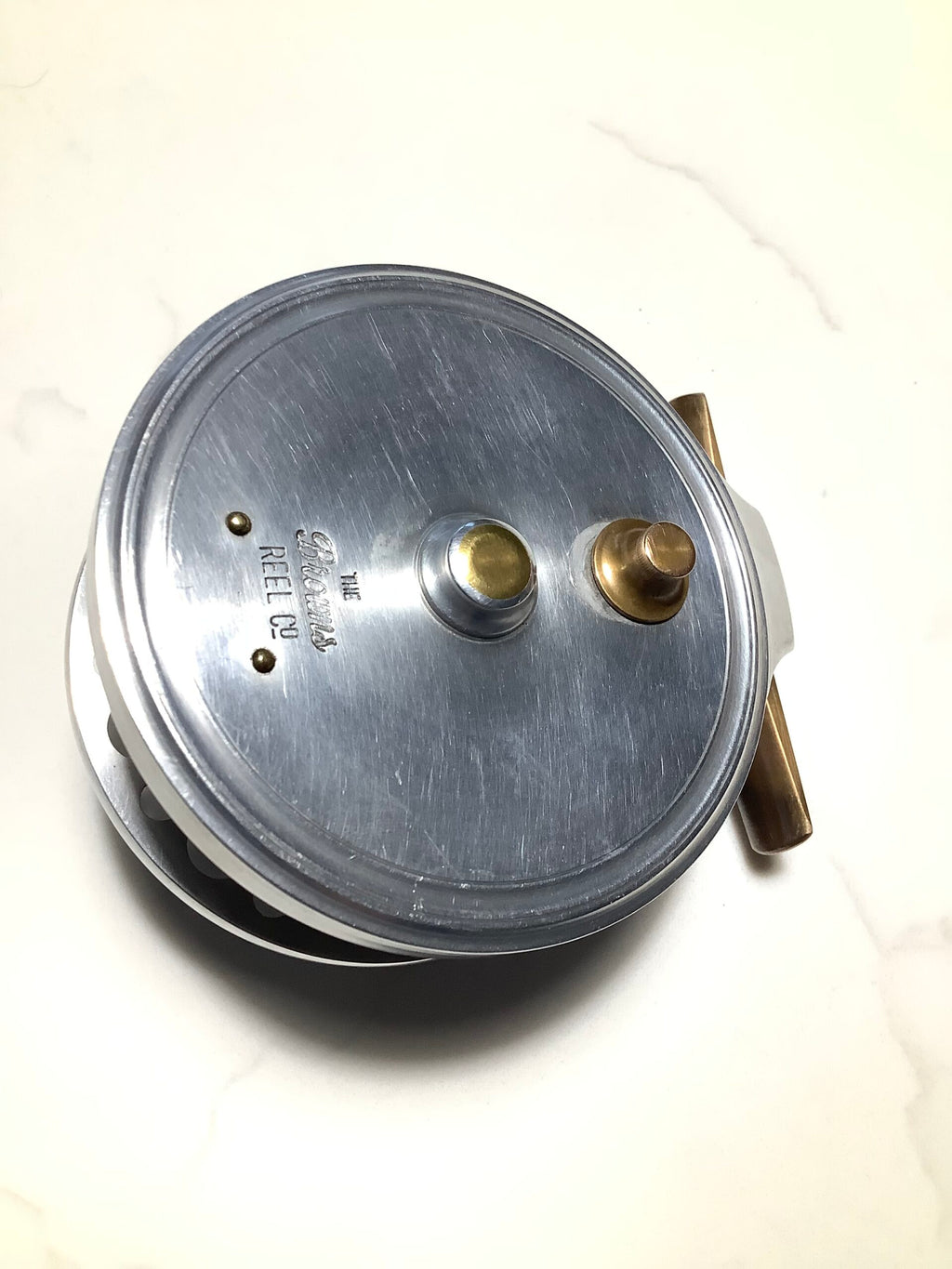 Very Rare THE BROWNS REEL Co Limited Edition 3 1/2” Double Ventilated Centrepin