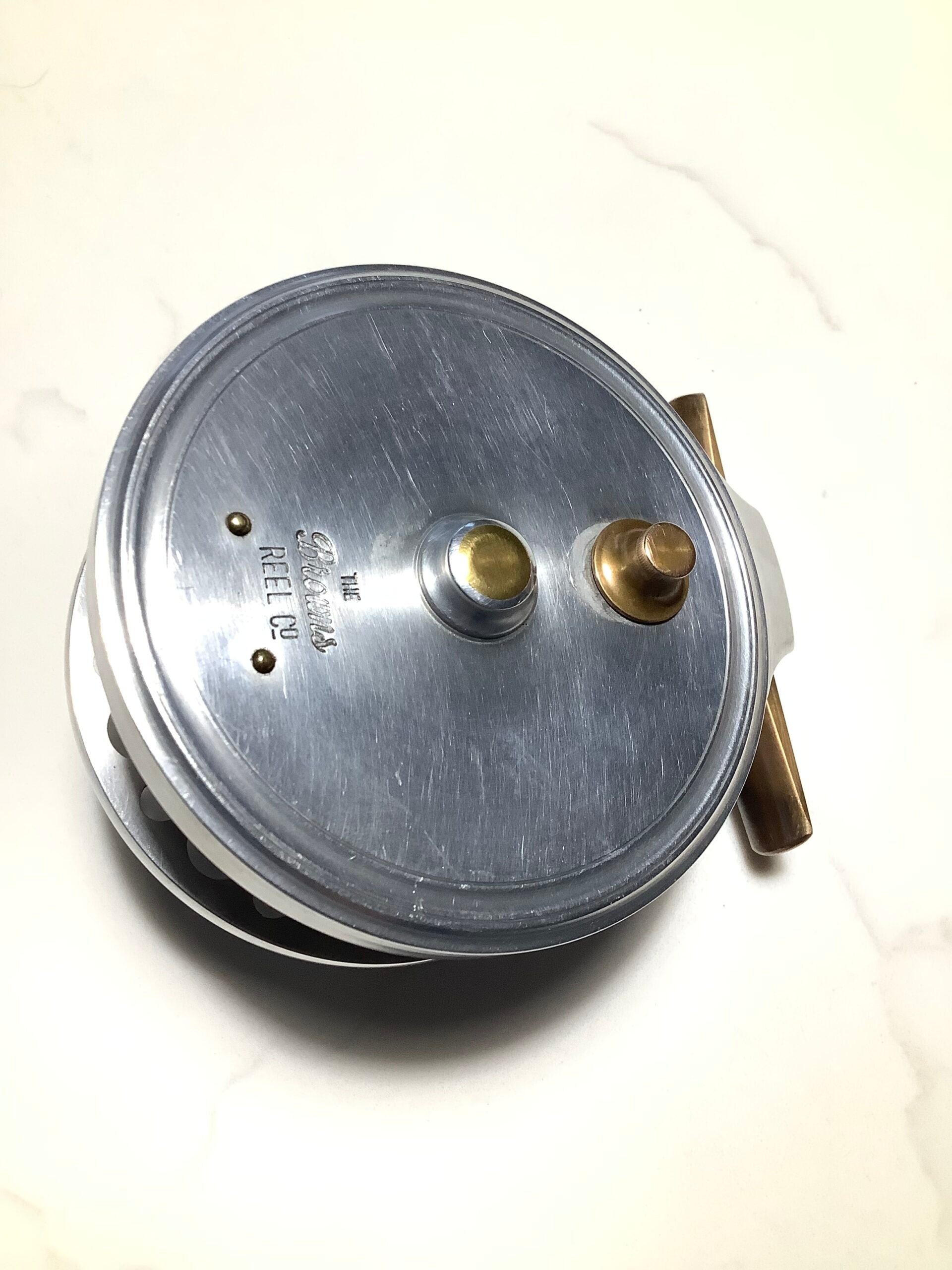 Very Rare THE BROWNS REEL Co Limited Edition 3 1/2” Double Ventilated Centrepin