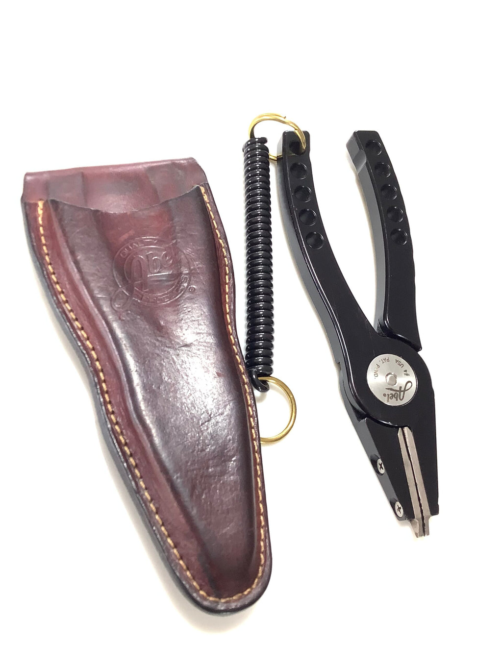 ABEL #4 Fisherman’s Pliers with Case Lanyard Coil Oiler Set