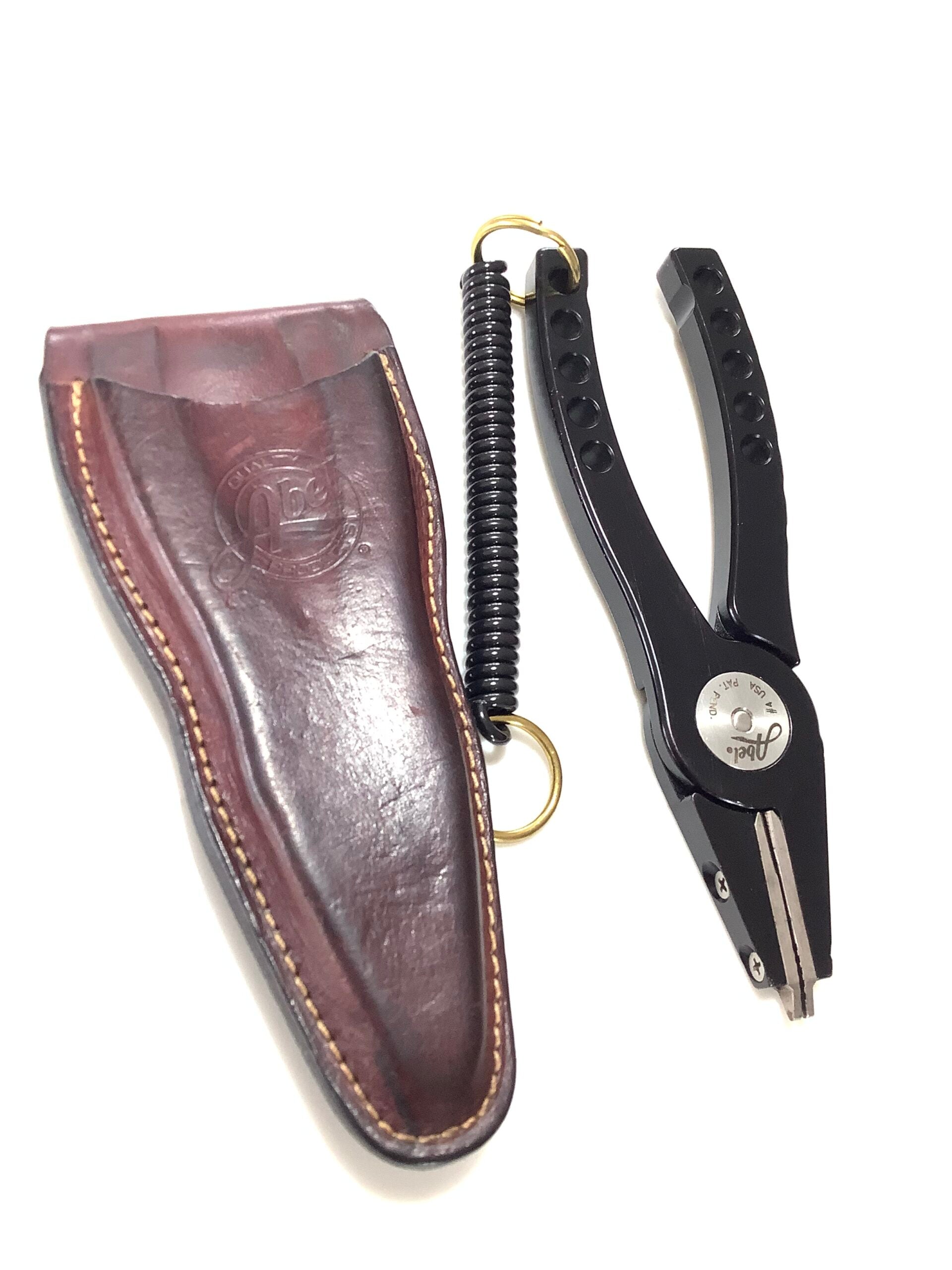 ABEL #4 Fisherman’s Pliers with Case Lanyard Coil Oiler Set