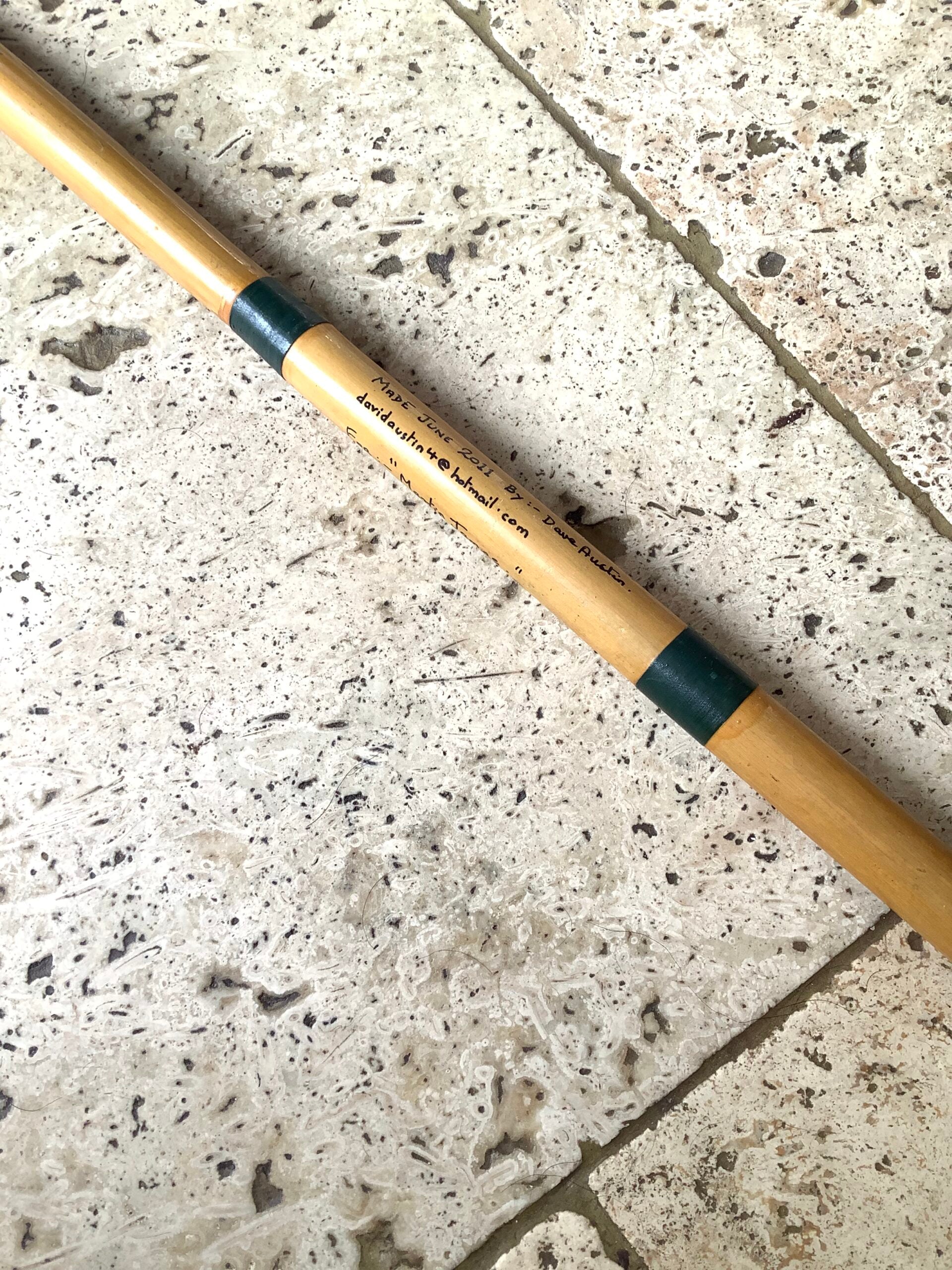 Hand built Tonkin Cane Landing Net by Dave Austin belonged to Martin James M.B.E