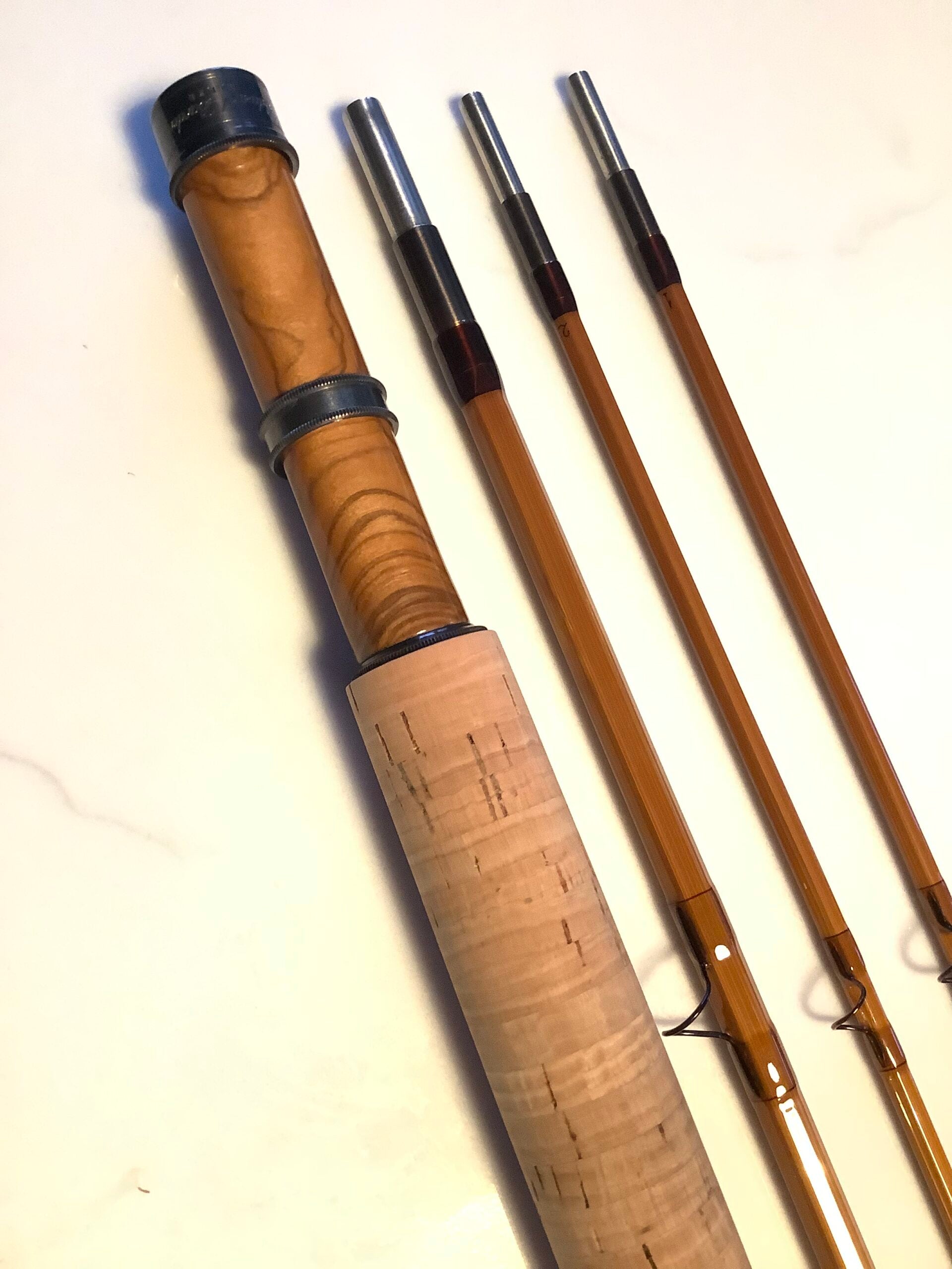 EDWARD BARDER 8ft 6” #6 Built Cane Fly Rod “Superb”