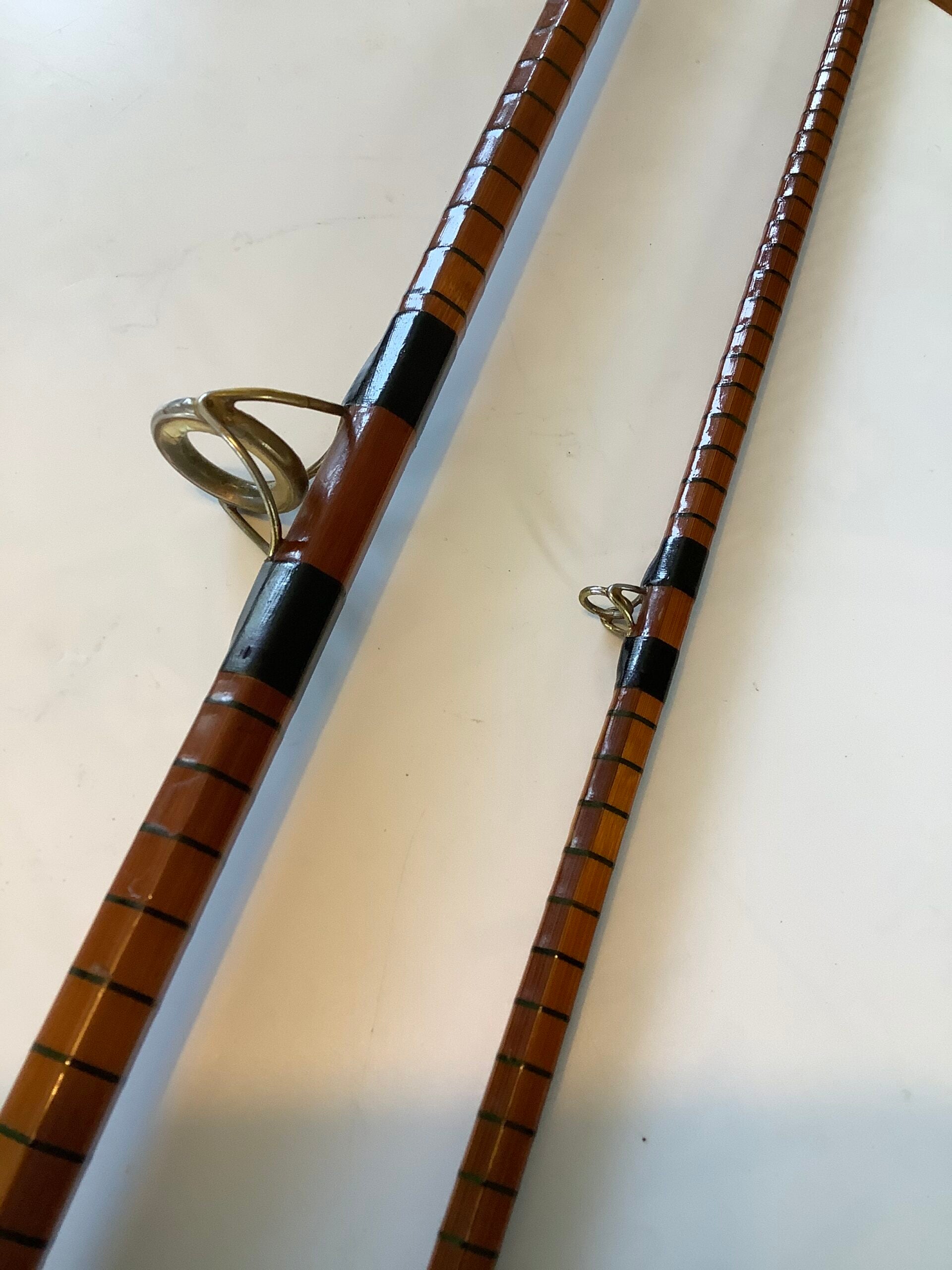 A Rare early B.James S/U MKIV pre-production model 10ft with dark green silk whippings