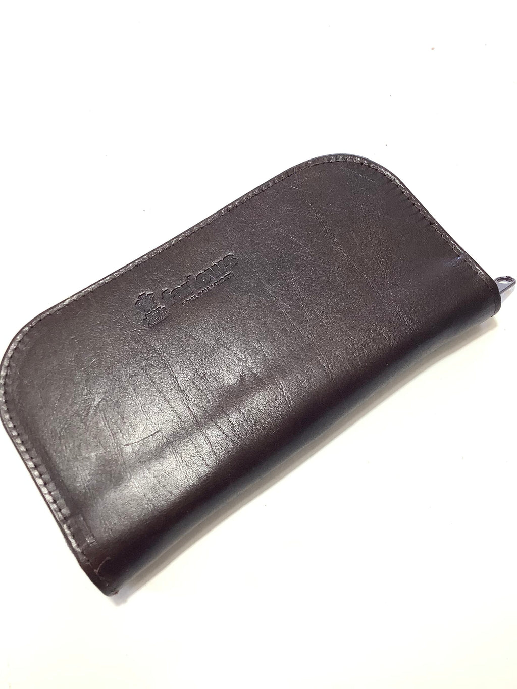FARLOWS OF LONDON PALL MALL LEATHER SALMON FLY WALLET WITH SELECTION OF NEW UNUSED DRESSED SALMON FLIES