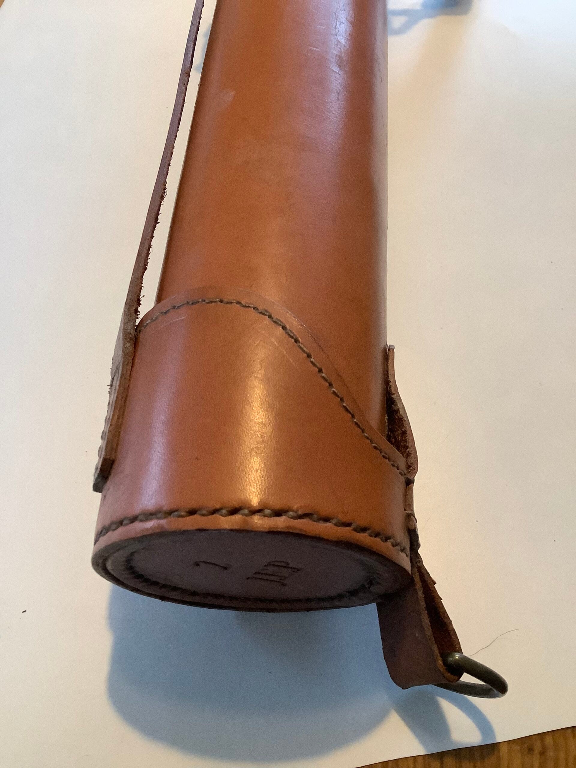 Brett Parsons Hand Crafted Leather Rod Carrier