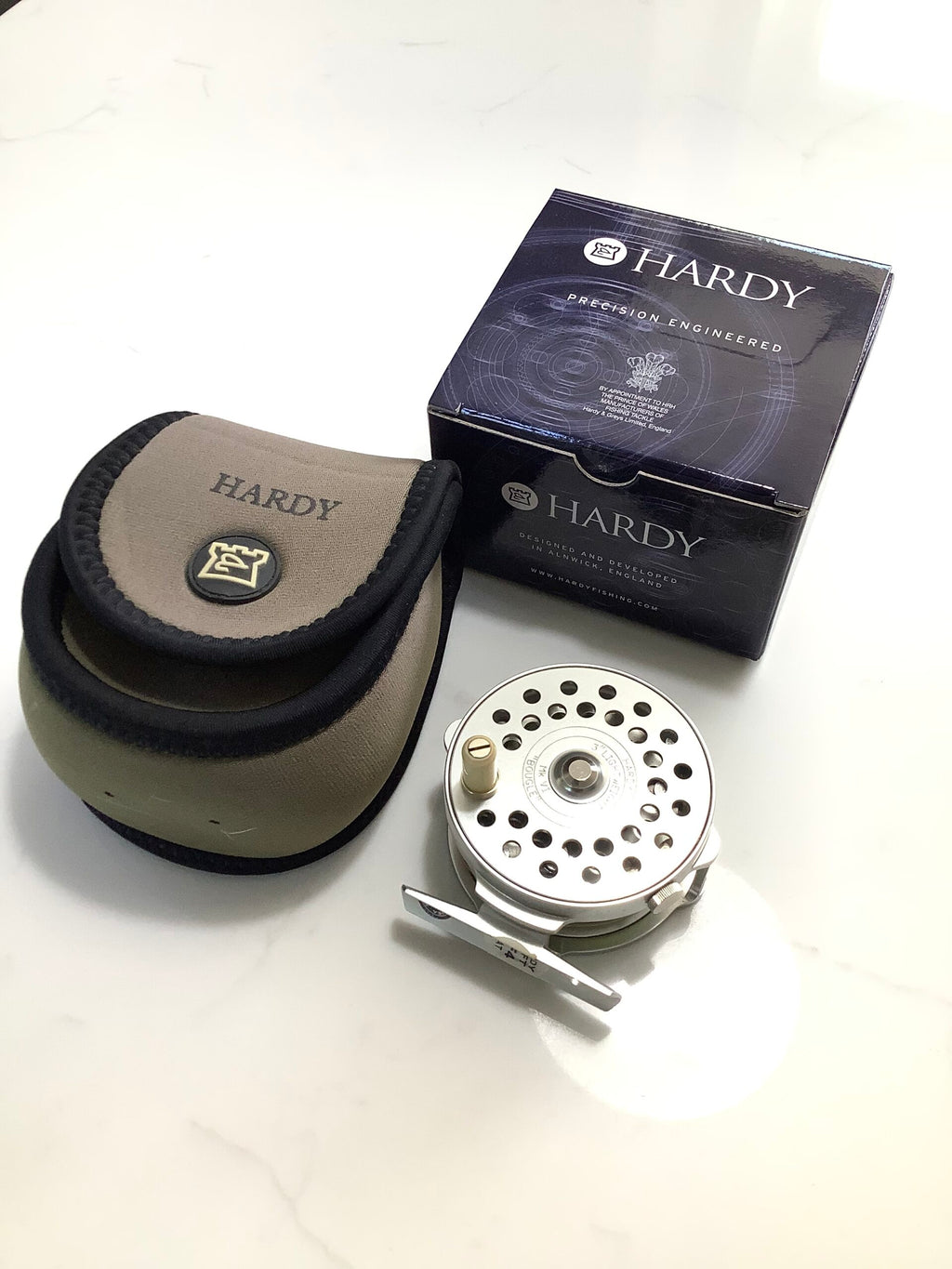 Hardy Bros BOUGLE 3” MKVI lightweight Fly Reel with new Line
