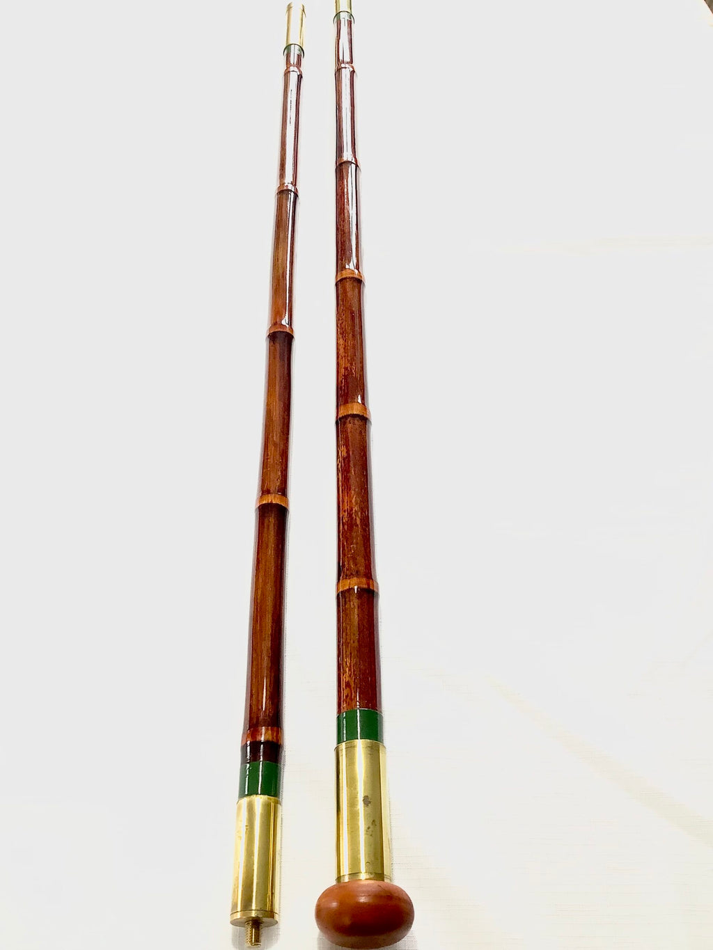 Vintage Two piece 7ft Whole cane Landing Net Pole
