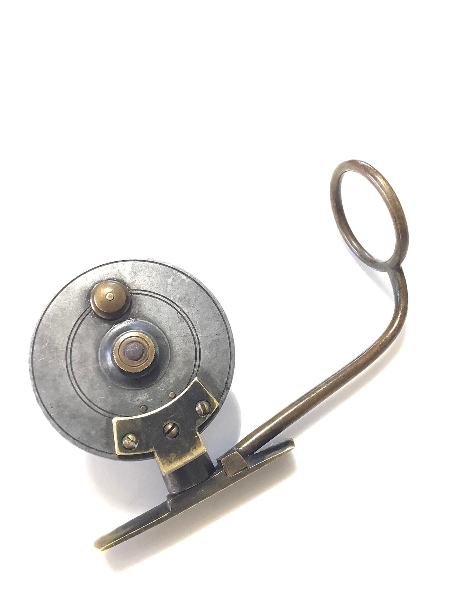 Rare 2 1/4” Smallest Antique Side Caster Reel