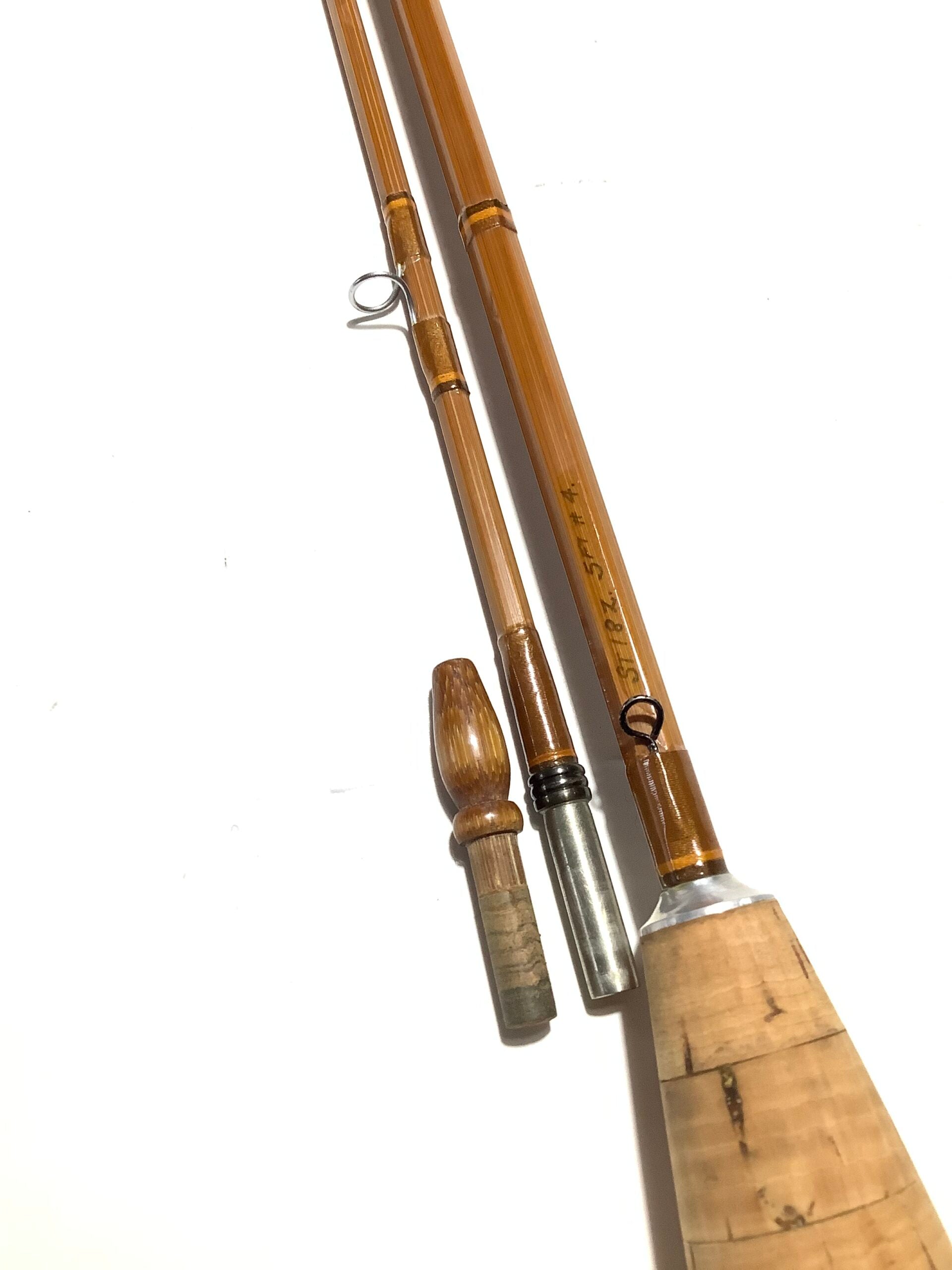 PARTRIDGE OF ENGLAND BUILT CANE 5ft DRY FLY ROD