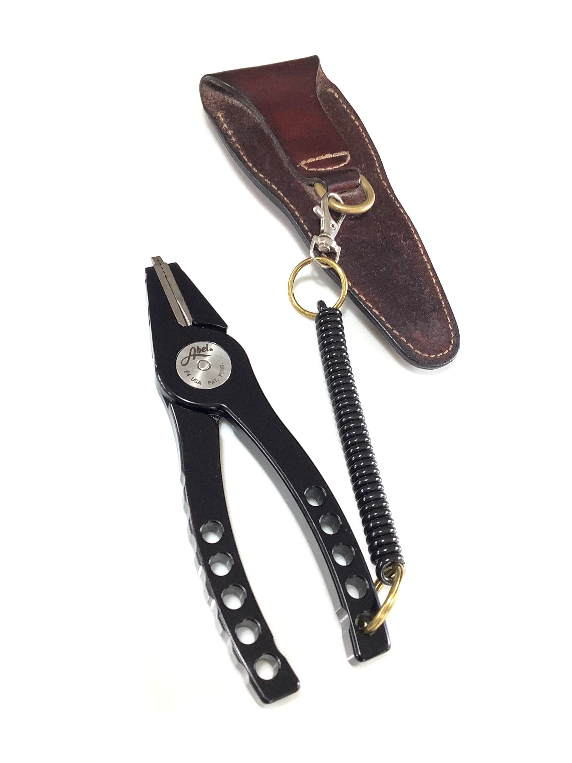 ABEL #4 Fisherman’s Pliers with Case Lanyard Coil Oiler Set