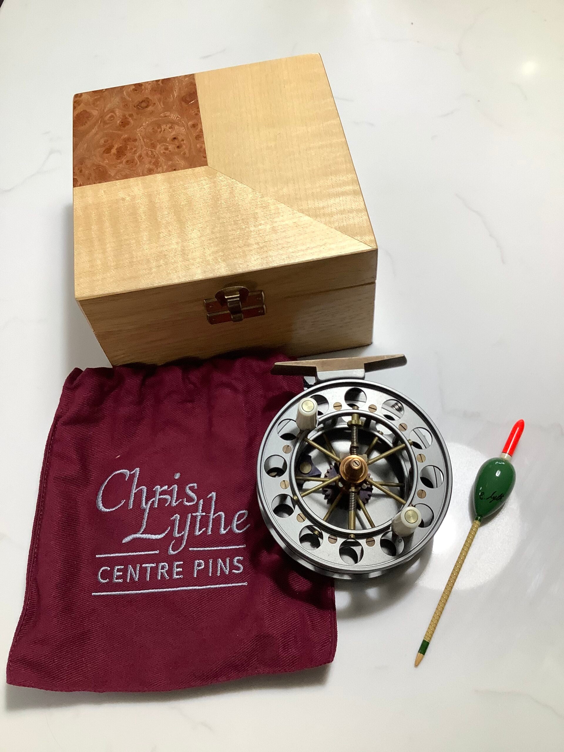 New CHRIS LYTHE Scotton Trotter Centrepin with Presentation Box