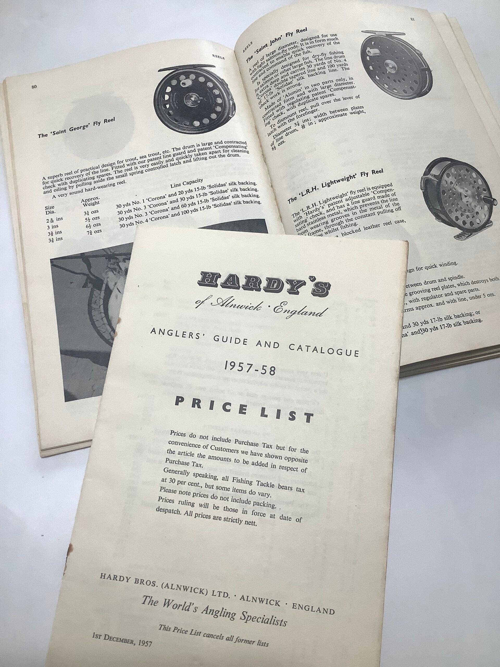 Hardy Bros 1958 Anglers Guide