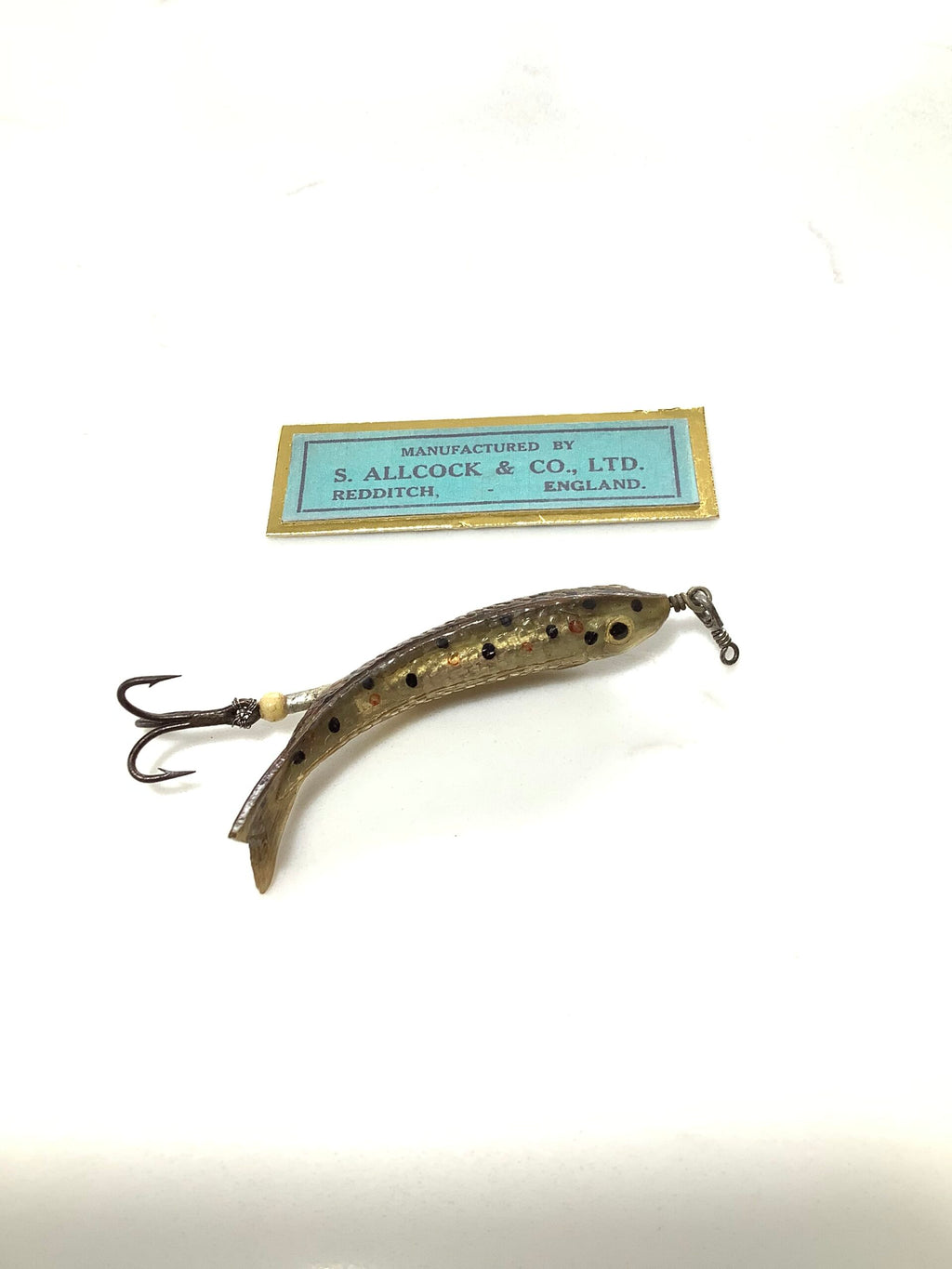 Large Vintage unused ALLCOCK True Form Titbit Lure