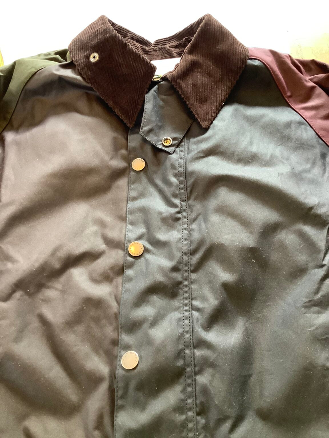 Brand New Rare Barbour NOAH waxed Coat with fleece Liner