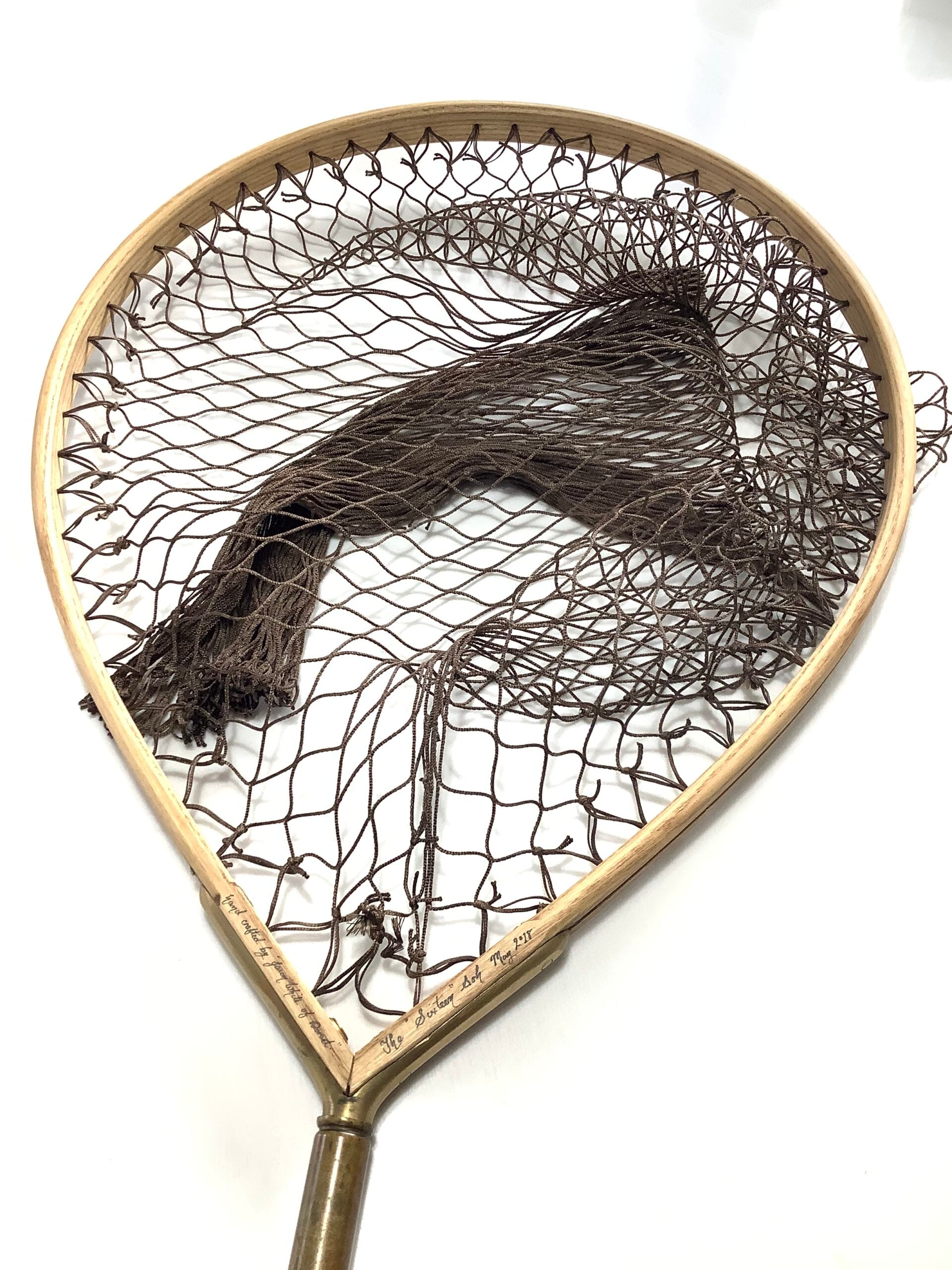Traditional Ash Framed 16” Net By J.White GOLDEN SCALE CLUB 2018