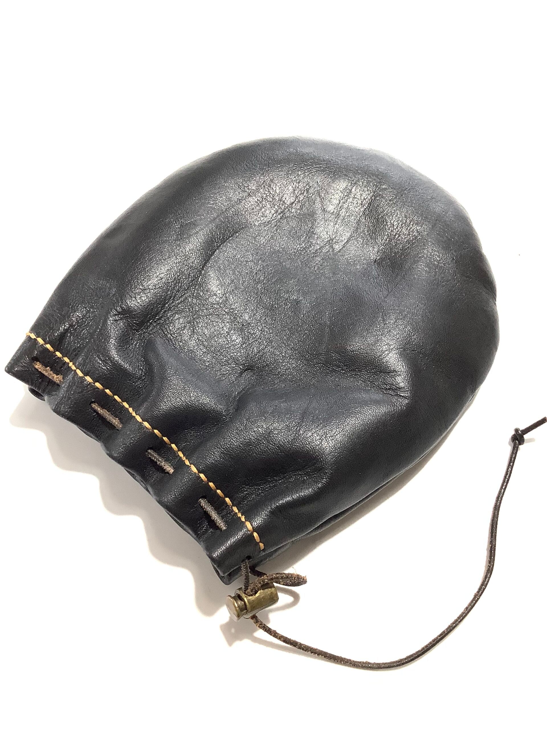 Leather Sheep Skin Lined Reel Bag By Andy Batchelor