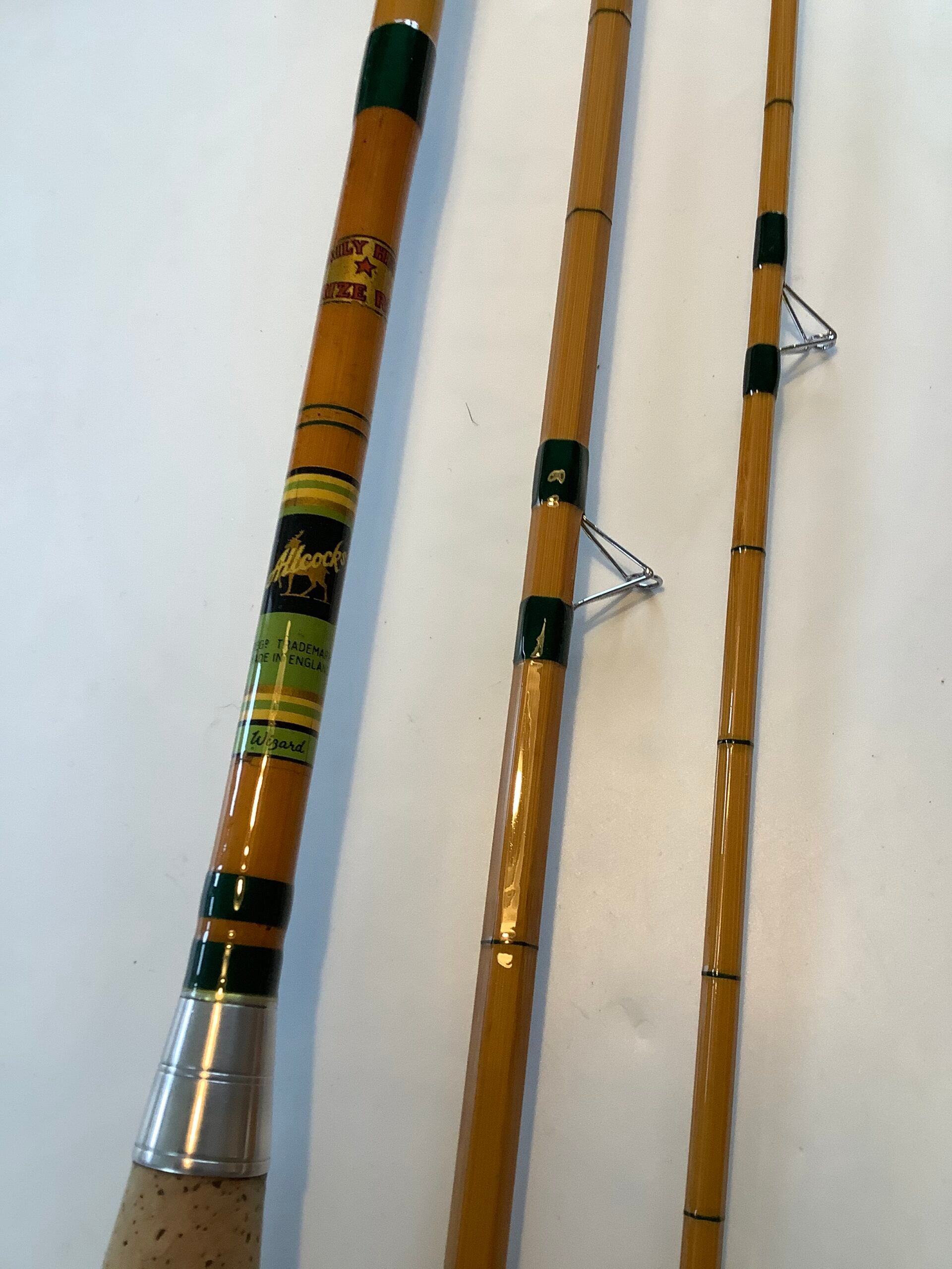 Allcocks Co “ Wizard “ built cane 11ft “ The Daily Herald Prize Rod”