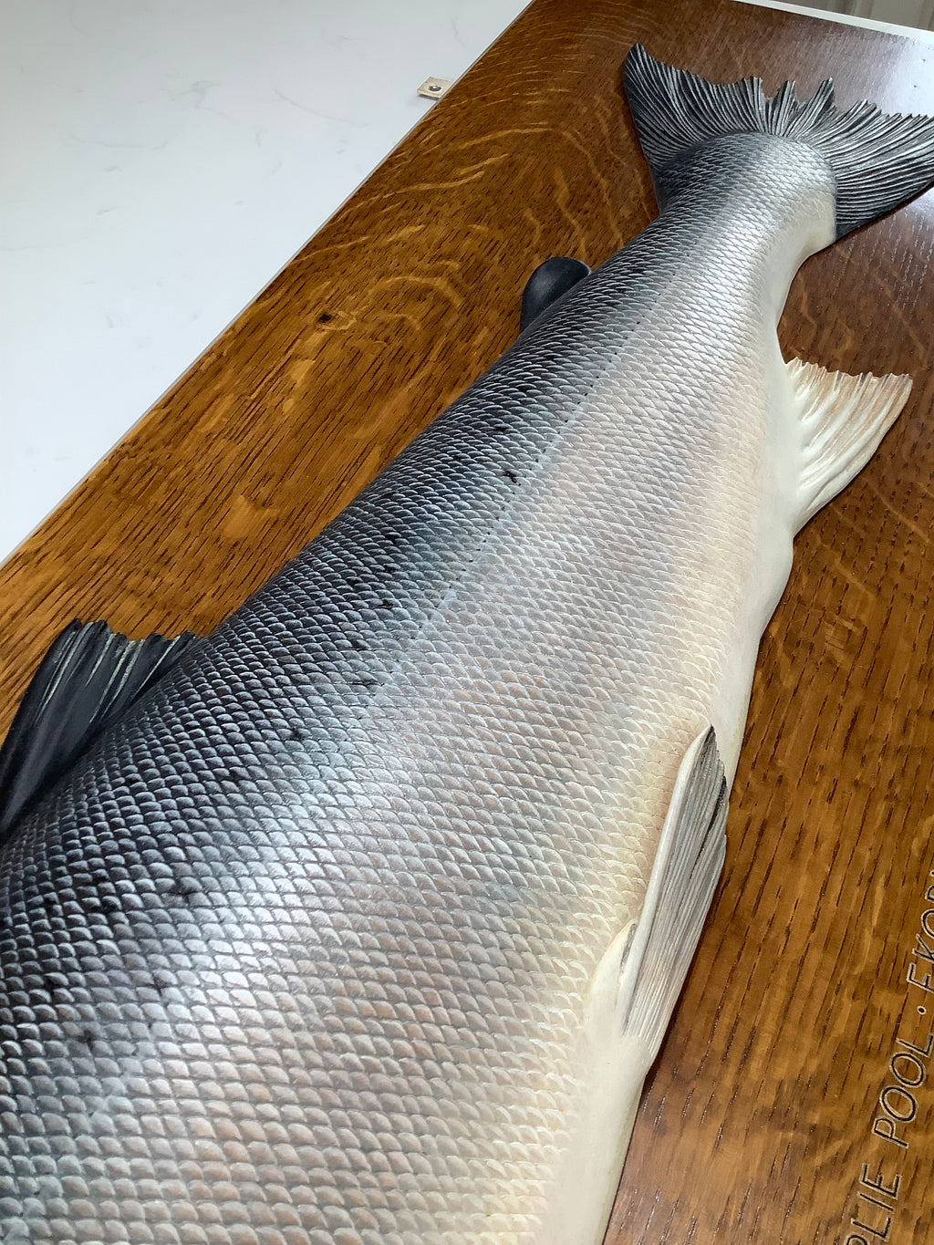 STEPHEN SMITH Masterpiece Hand Carved & Painted ATLANTIC SALMON