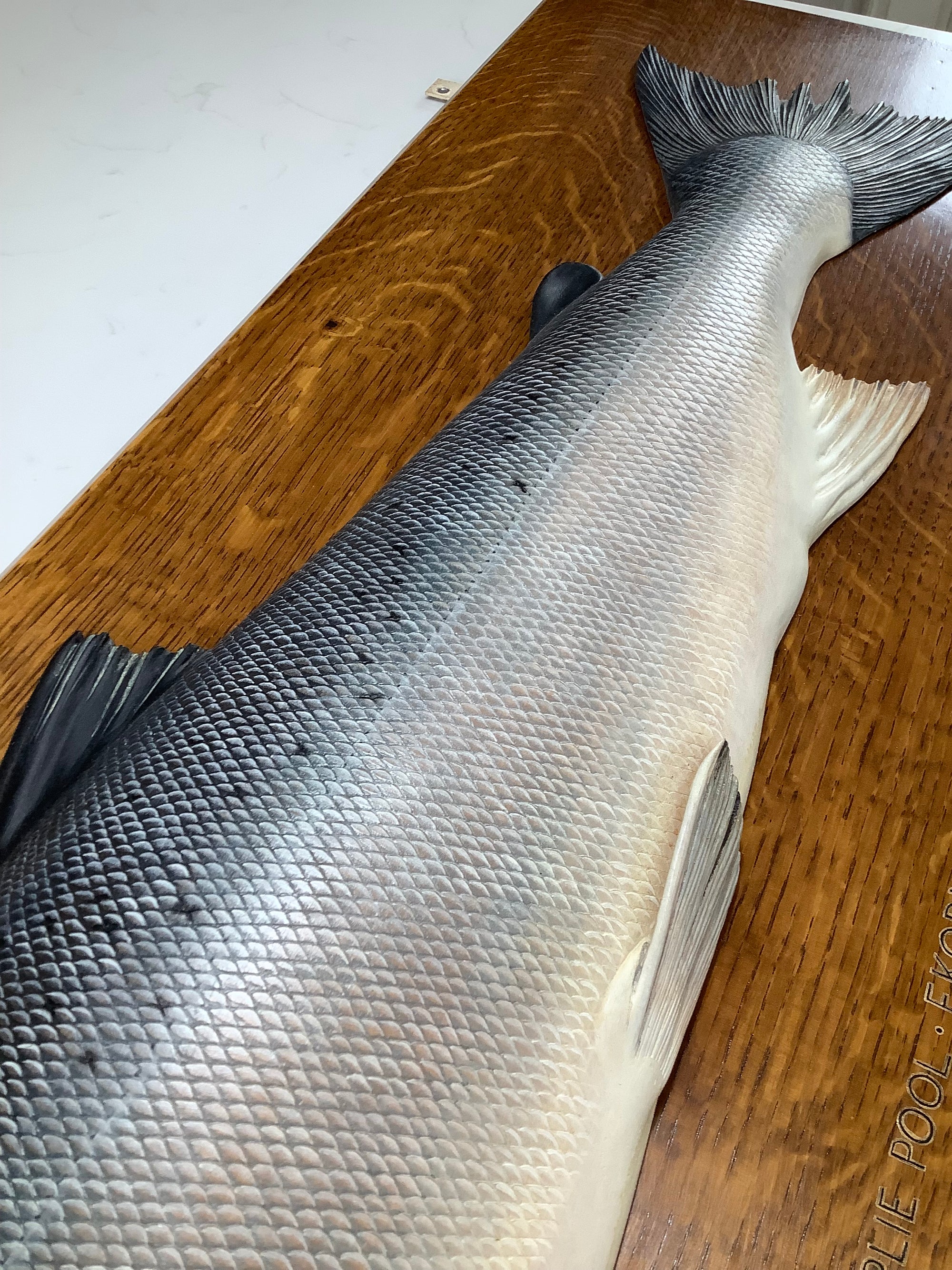 STEPHEN SMITH Masterpiece Hand Carved & Painted ATLANTIC SALMON