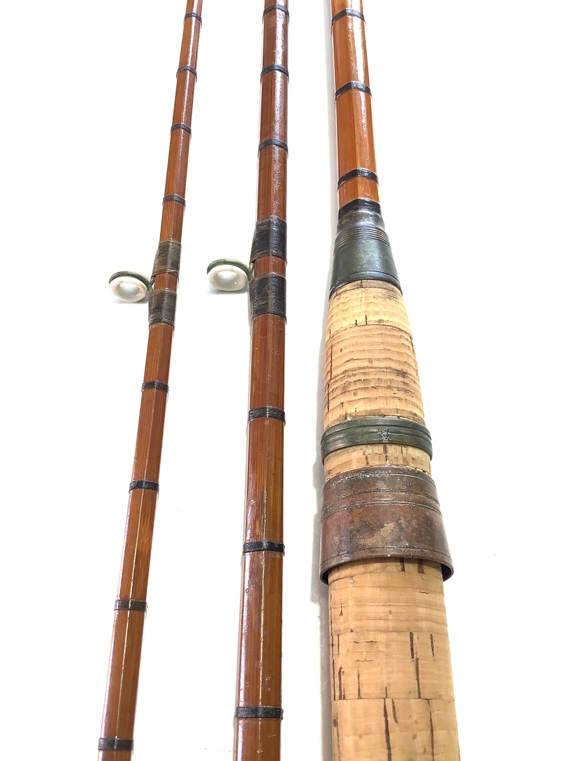 PERCY WADHAMS 9ft Built Cane Spinning Rod