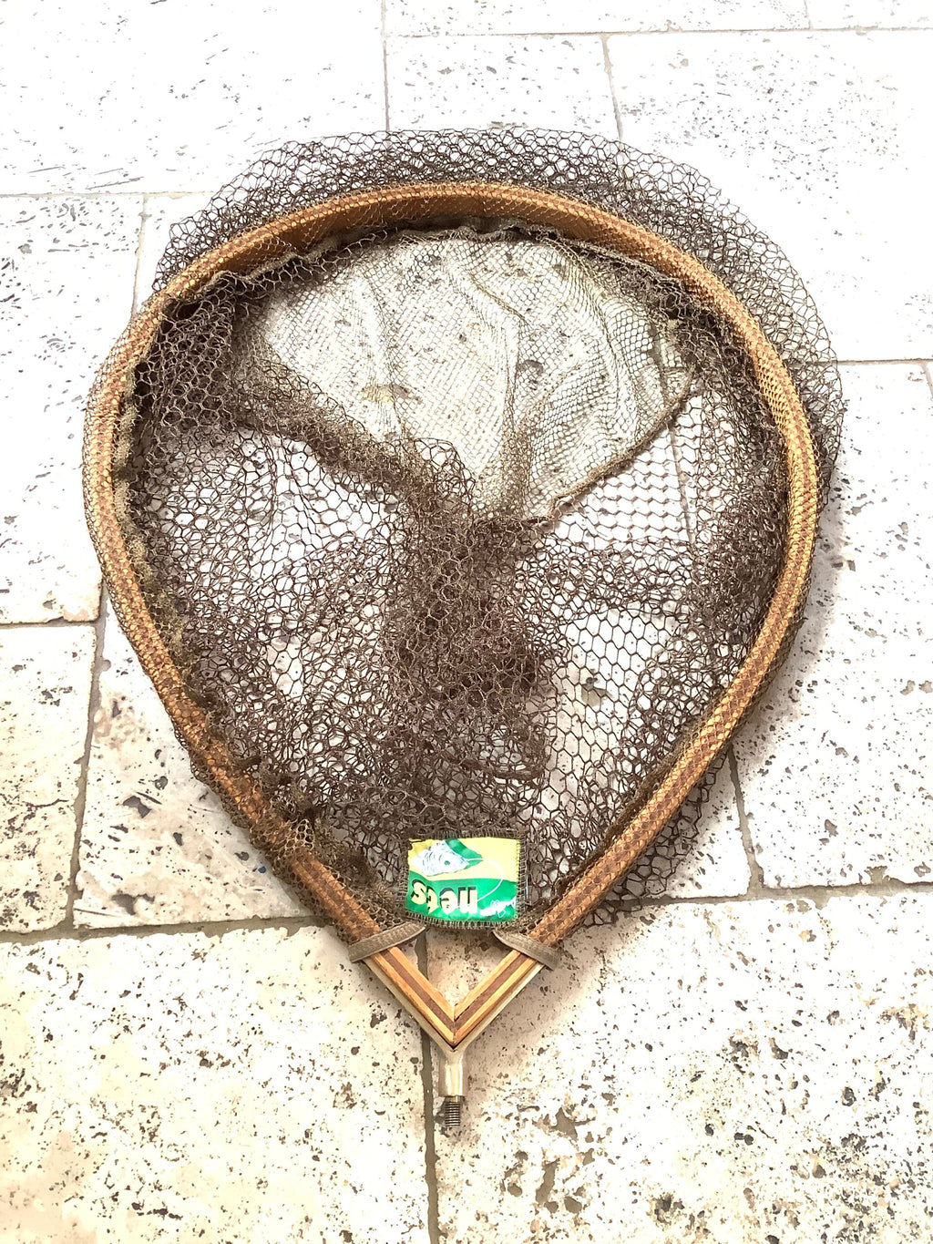 Dave Pearce Hand Built Landing Net Head with Pole