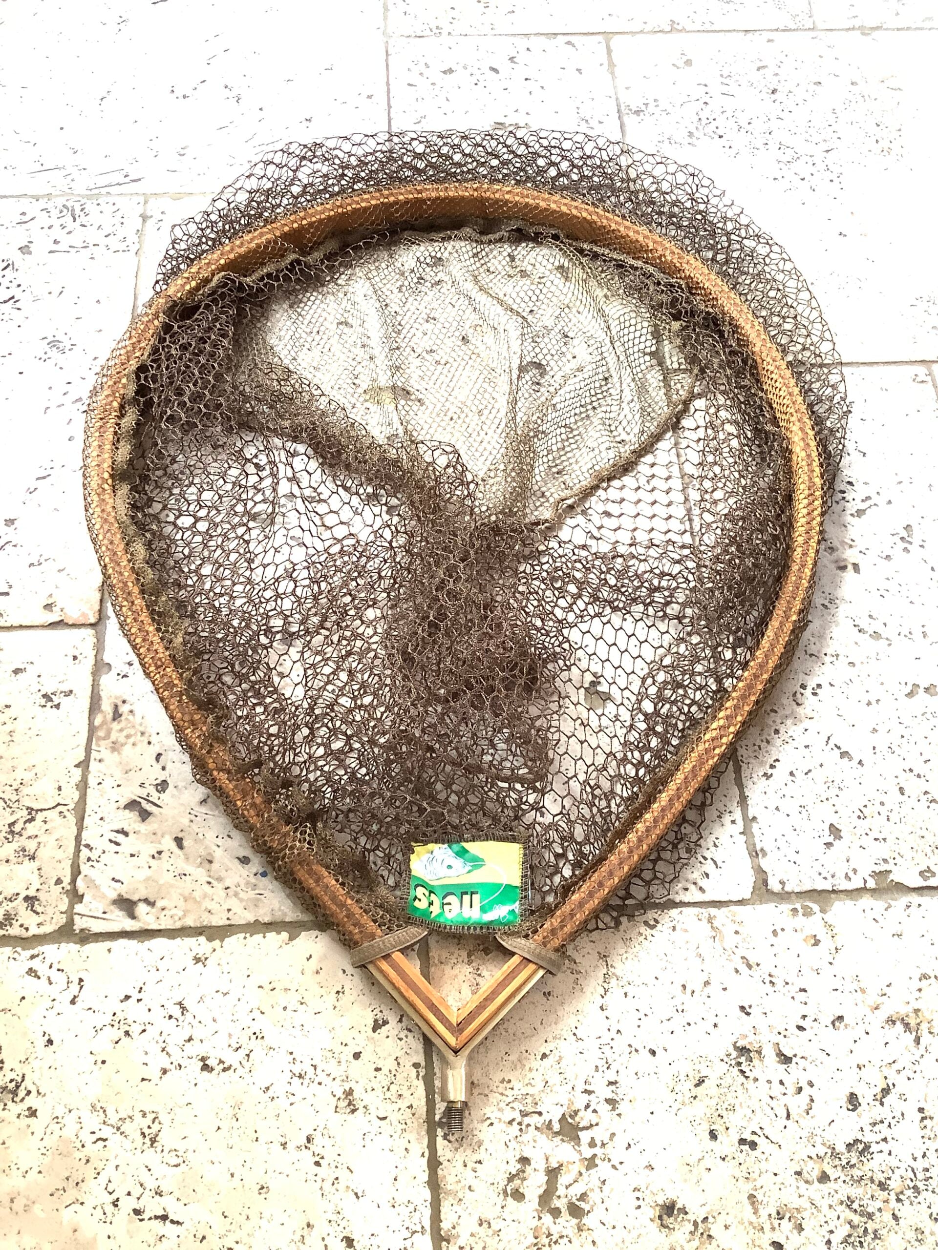 Dave Pearce Hand Built Landing Net Head with Pole