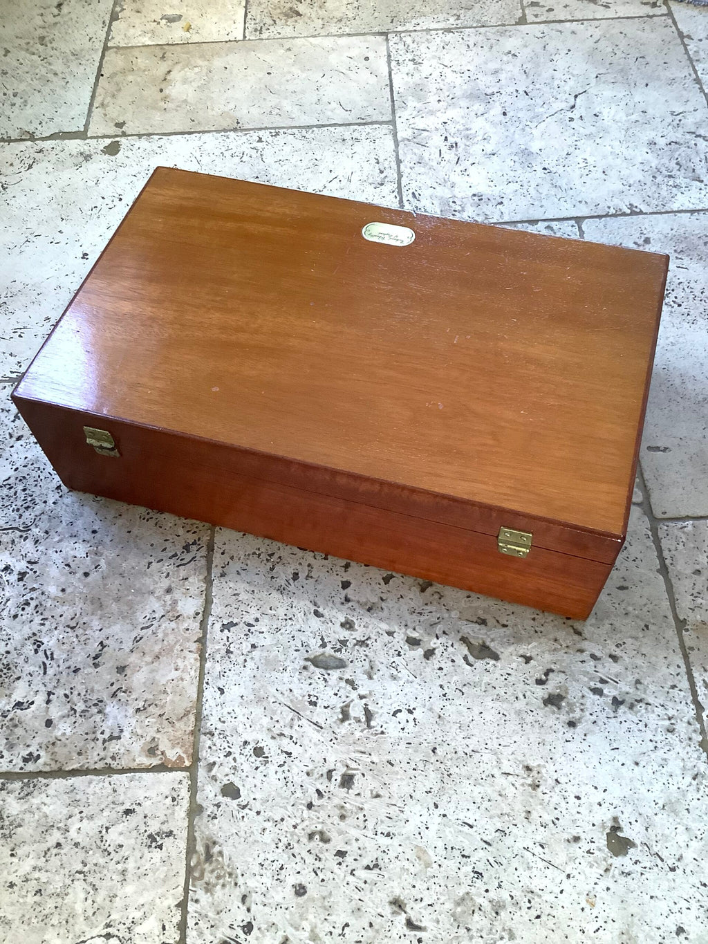 Very Rare Vintage Richard Wheatley Mahogany Fly Tyers Cabinet
