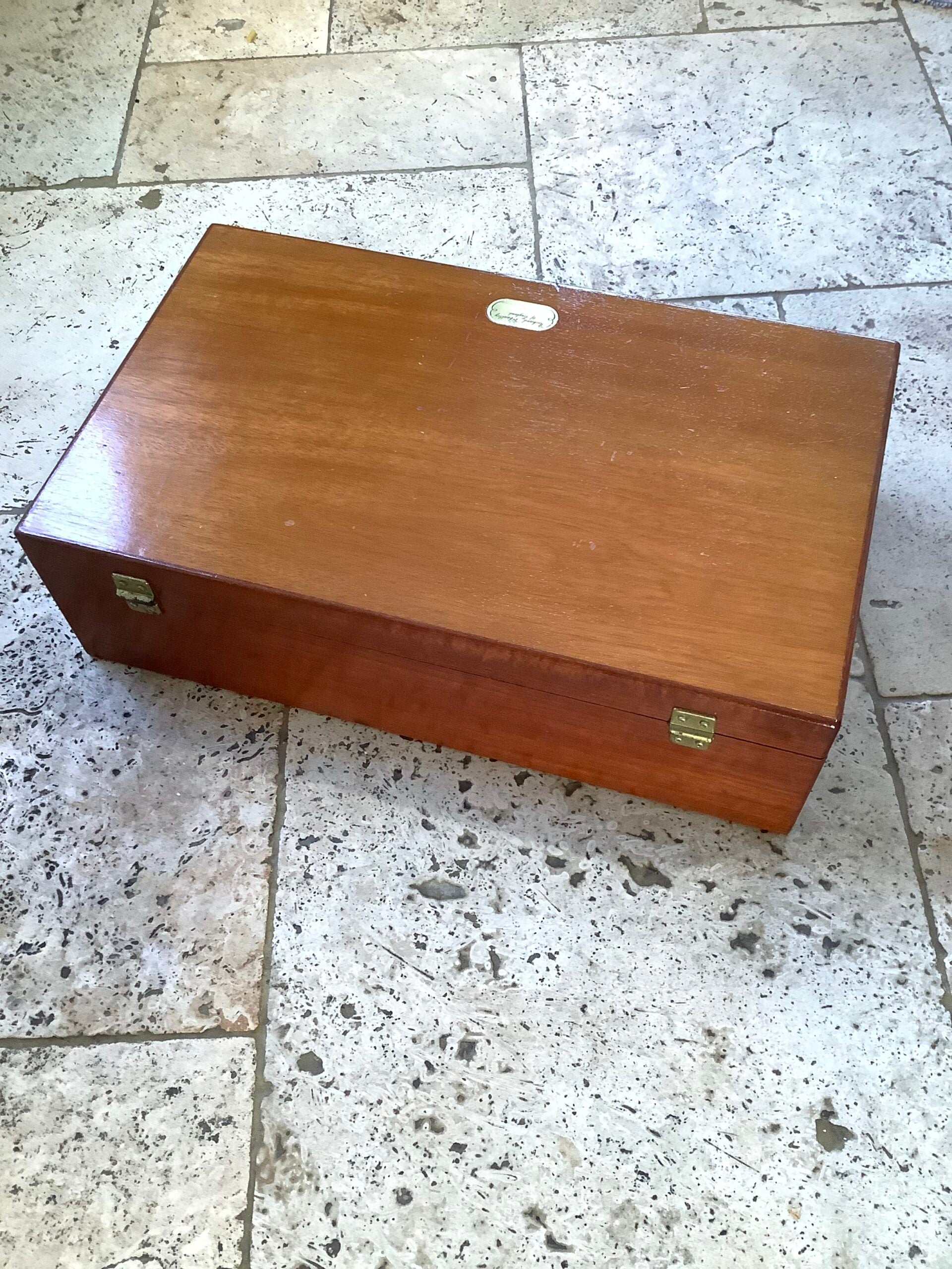 Very Rare Vintage Richard Wheatley Mahogany Fly Tyers Cabinet