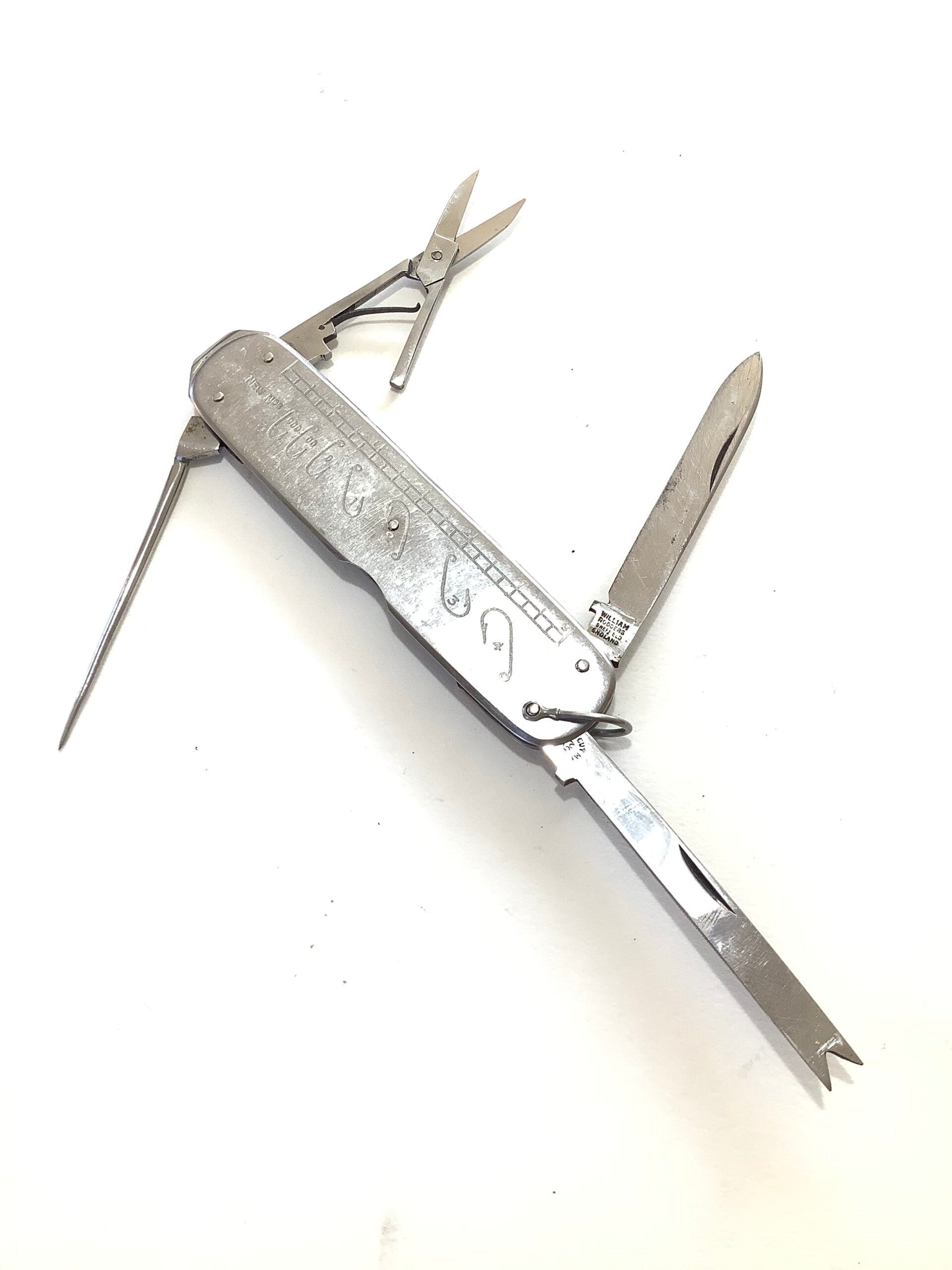 Rare Vintage WILLIAM RODGERS ANGLERS KNIFE