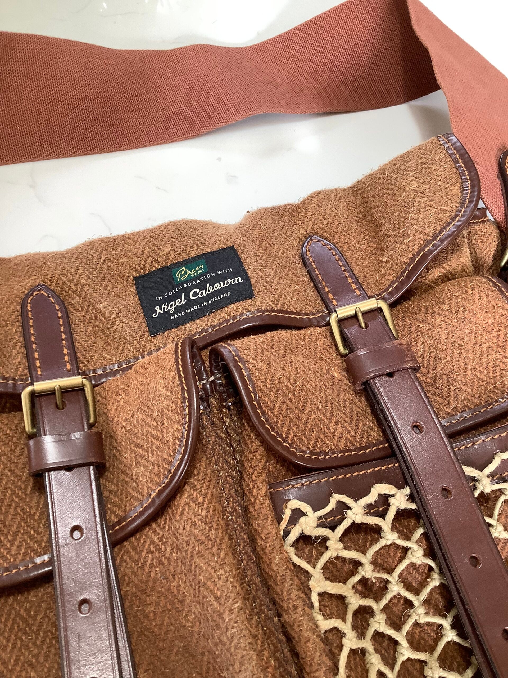 Scarce BRADY Nigel Cabourn Fishermans Bag Hold all with Shoulder