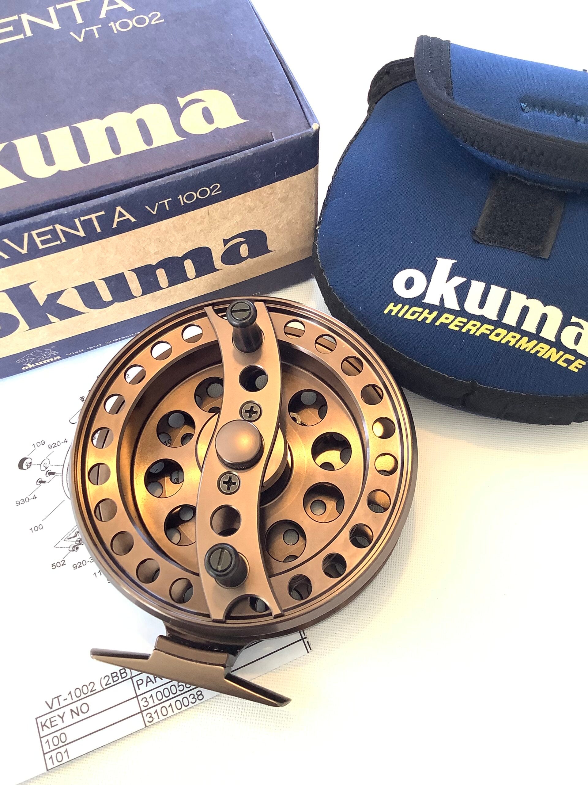 New unused Okuma 1st Model AVENTA  VT1002 Centrepin