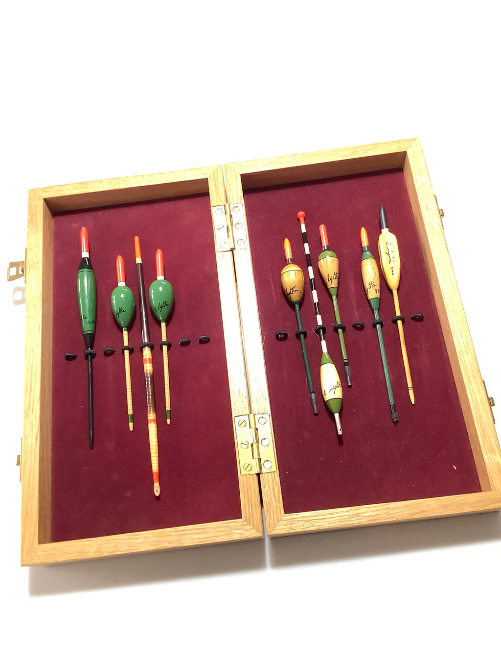 Rare Chris Lythe Presentation Float case with Floats
