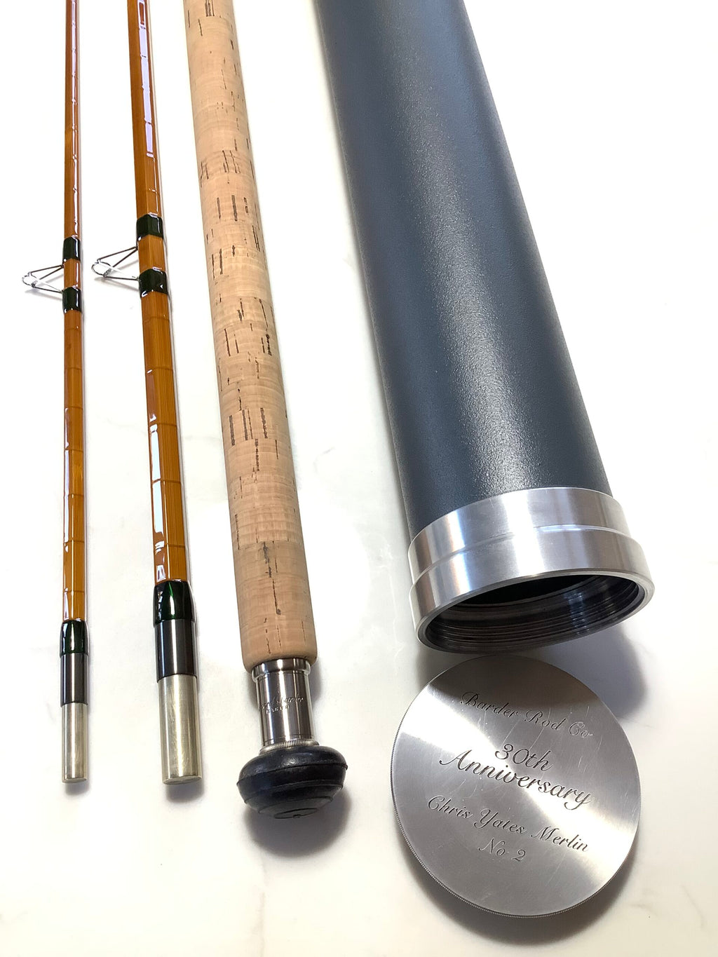 Rare Limited Edition Edward Barder “ 30th ANNIVERSARY  “ MERLIN” Rod MINT unused.