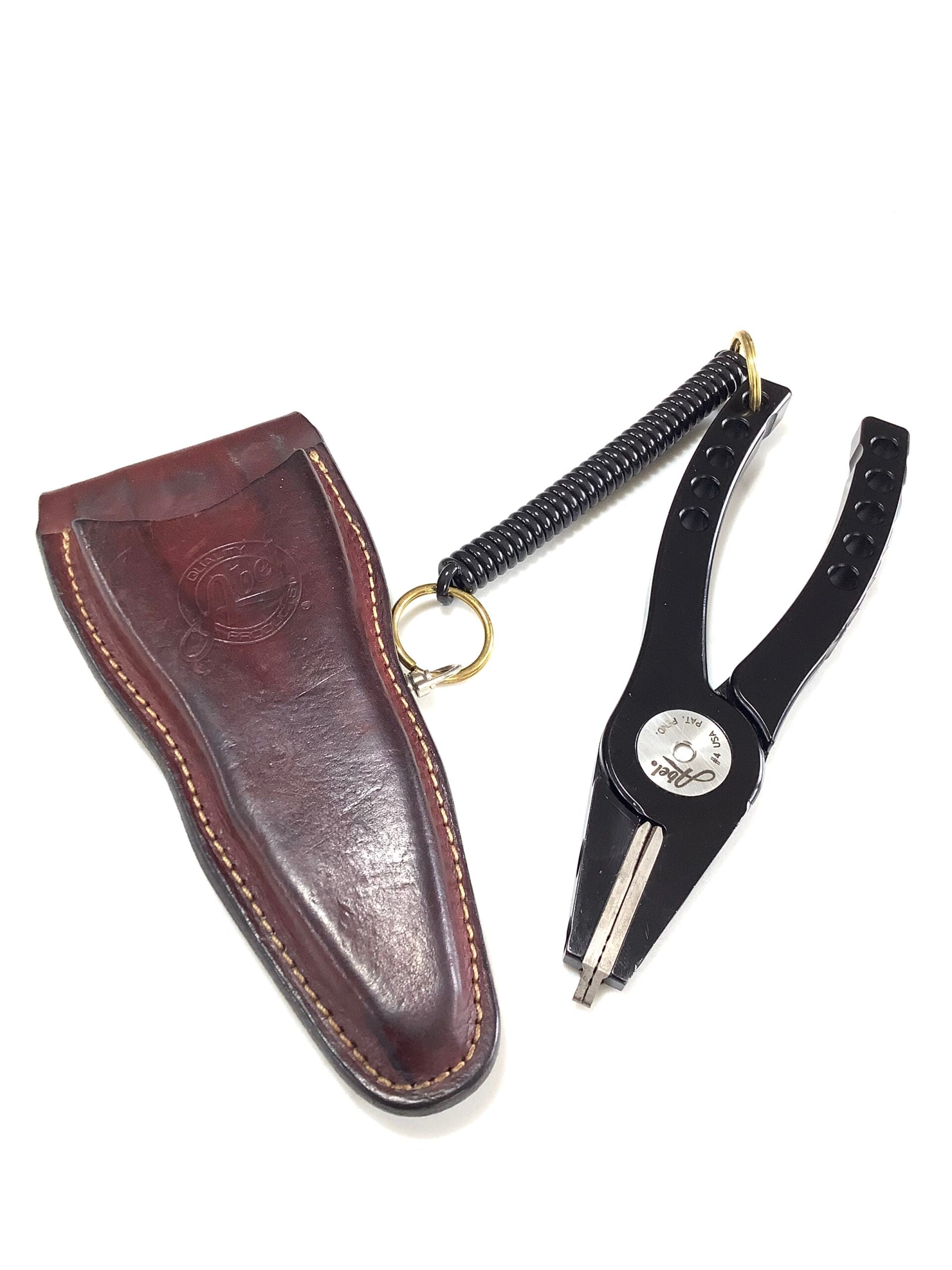 ABEL #4 Fisherman’s Pliers with Case Lanyard Coil Oiler Set