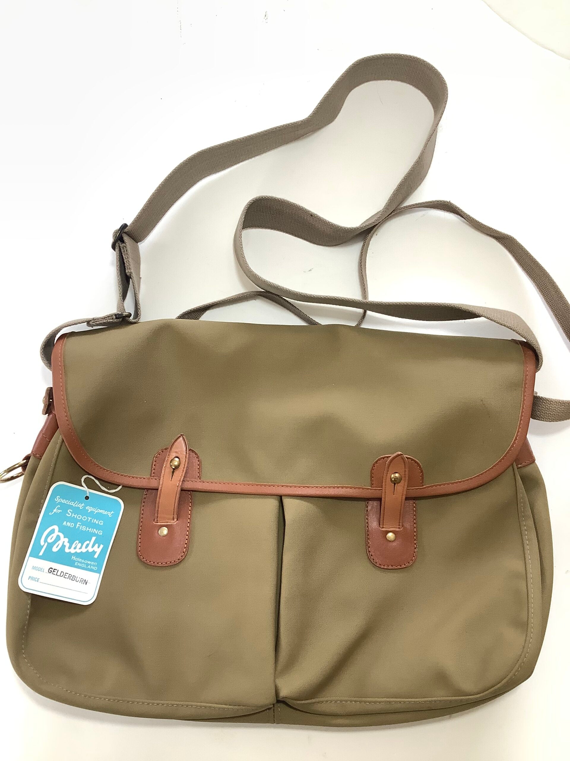 NEW Unused Vintage BRADY GELDERBURN Fishermans Bag