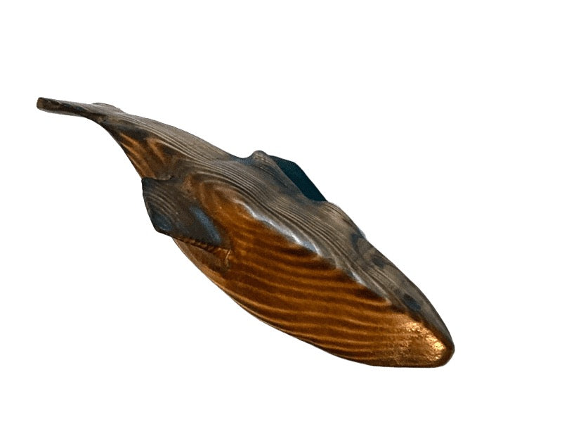 Alan Glasby hand carved wooden Trout Sculpture