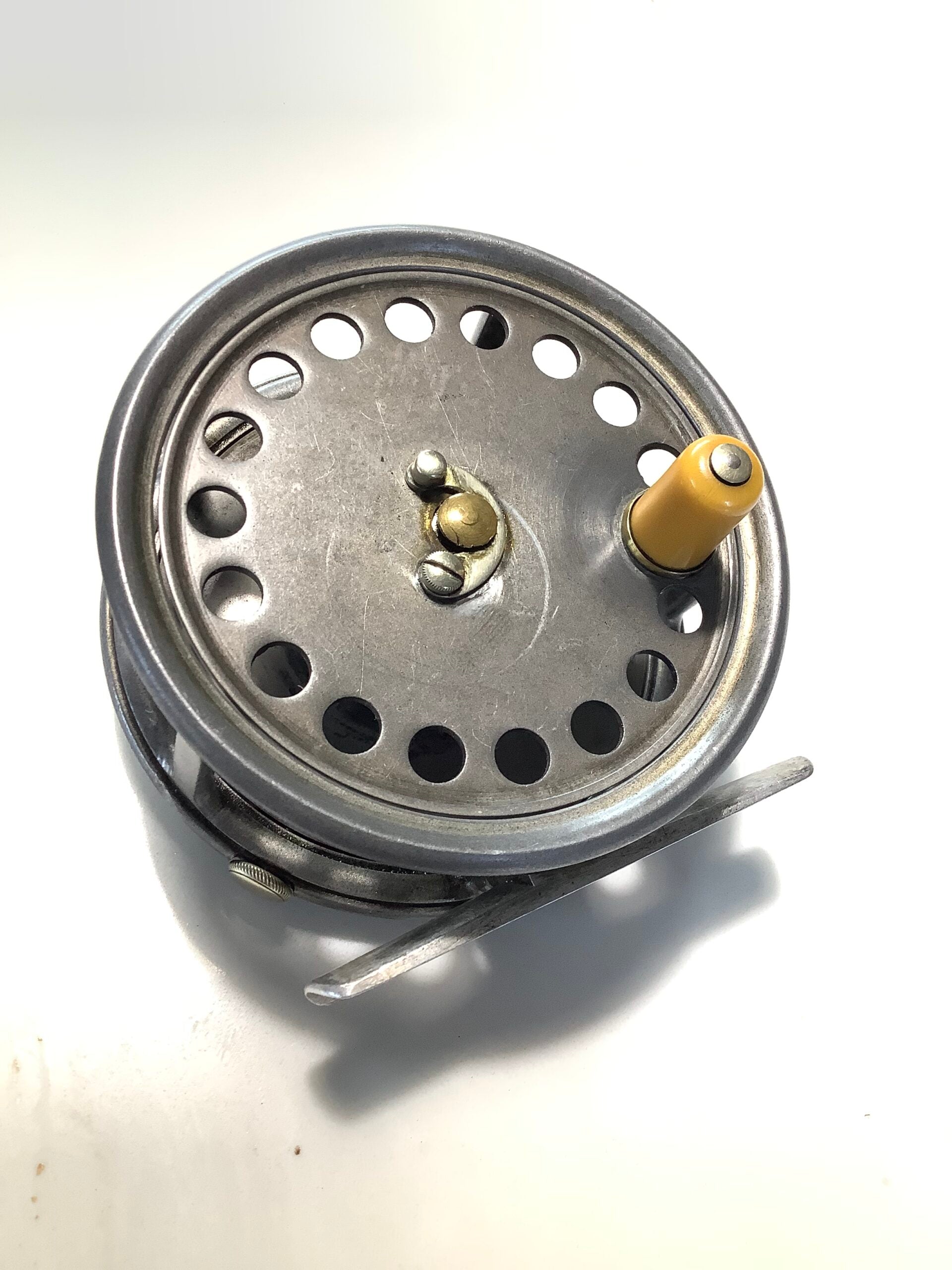 Antique Hardy Bros 1917 Perforated 4” UNIQUA Fly Reel