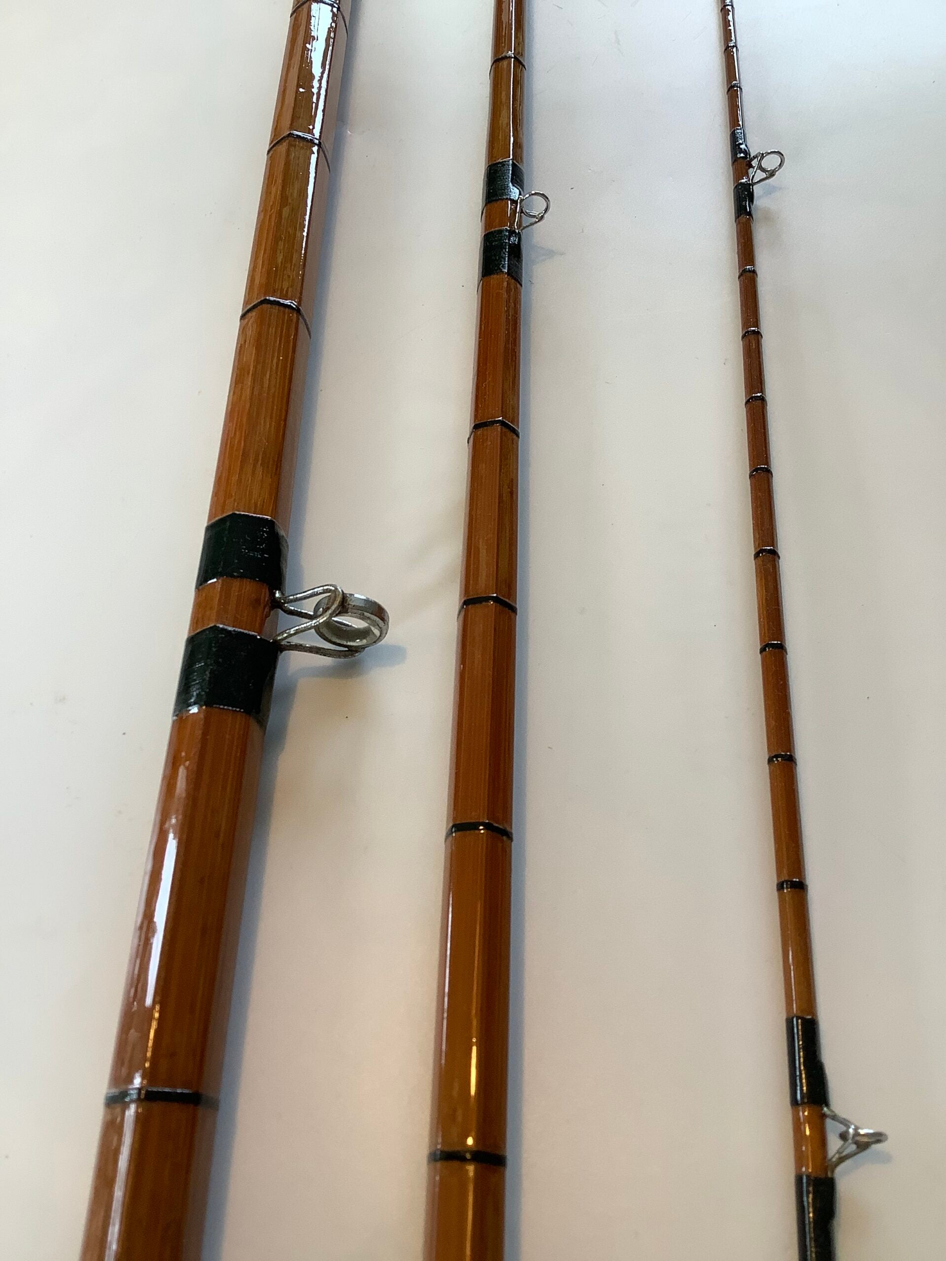 A very Rare B.James early 12ft three piece rod