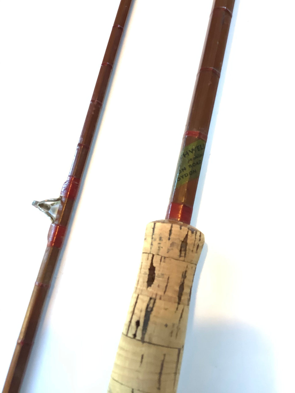 Very Rare Captain Croydon Bob Southwell built cane 7ft spinning/stalking rod in original condition