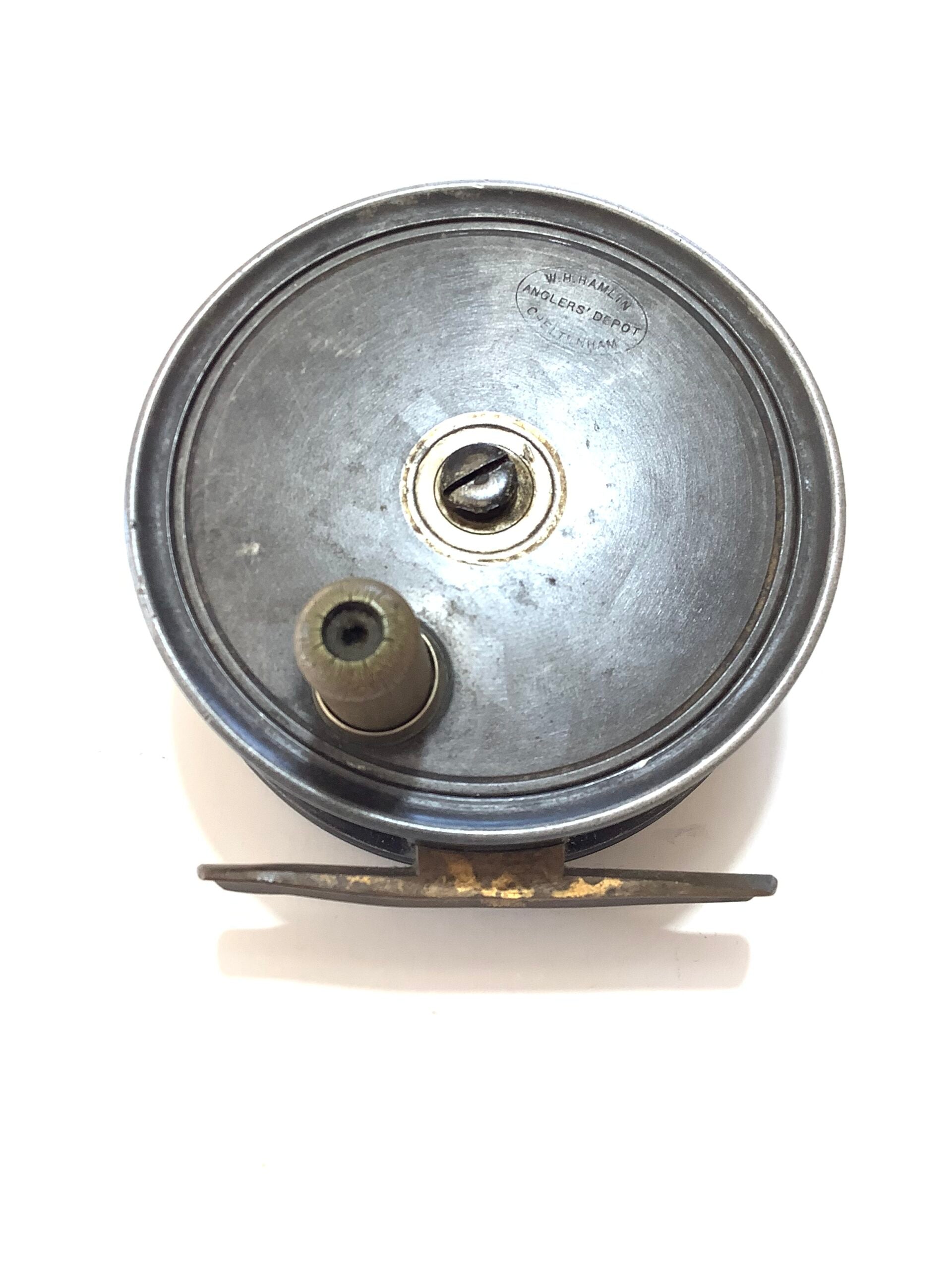 Antique W.H.HAMLIN ANGLERS DEPOT OF CHELTENHAM Fly Reel